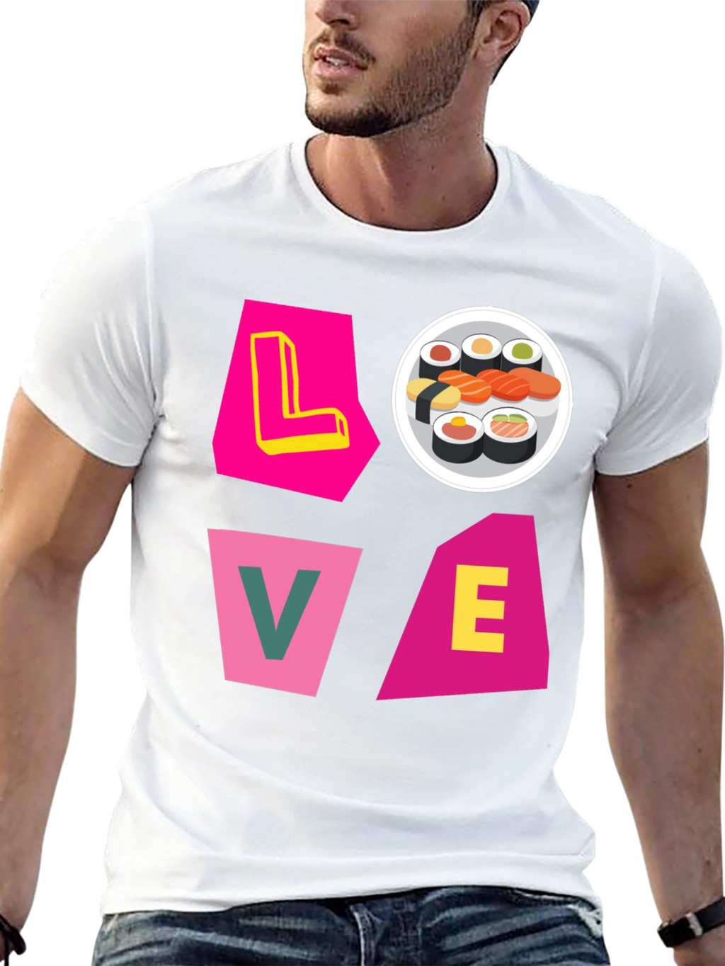 Sushi Lover Graphic Tee - Unique Design
