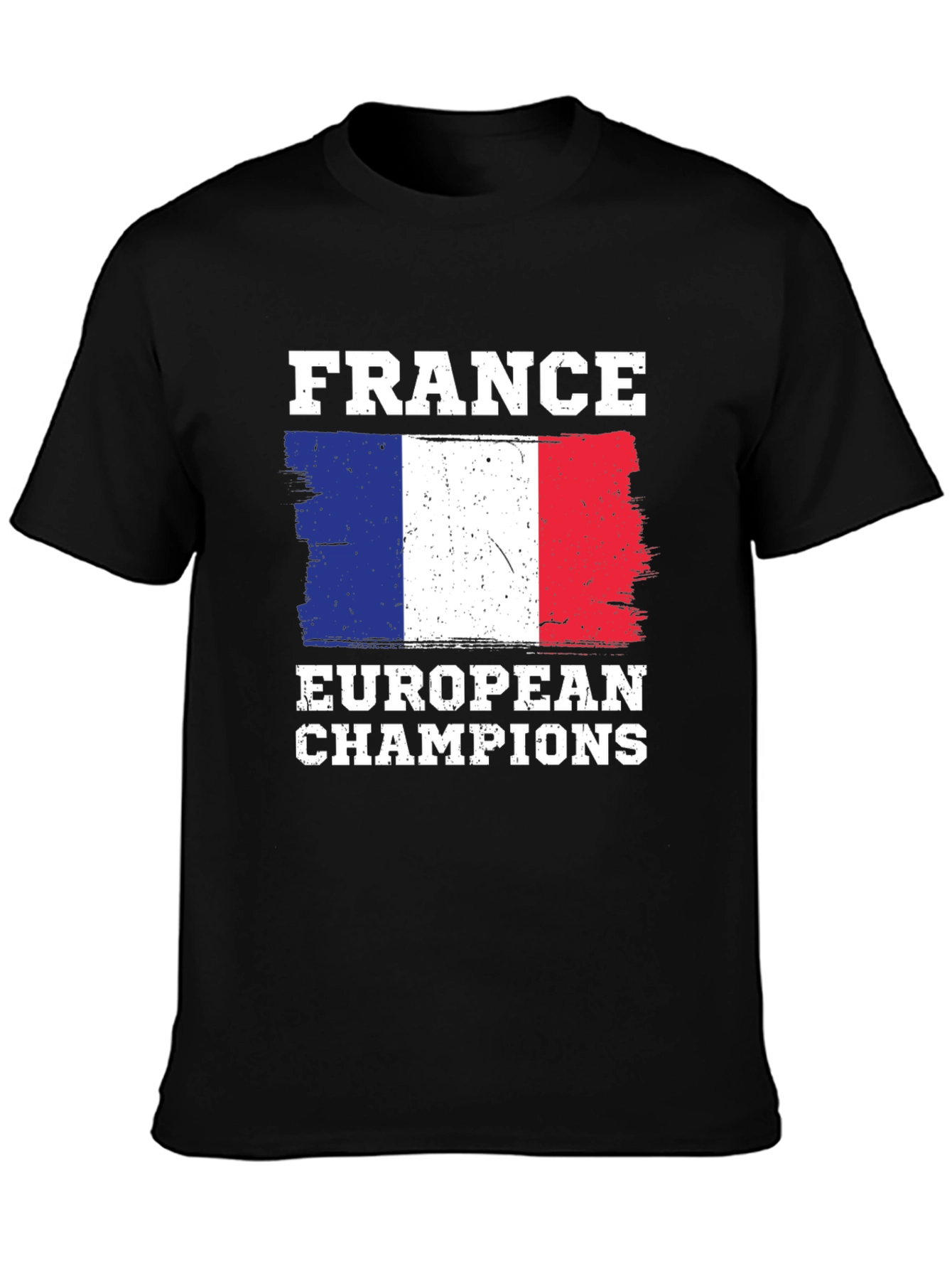 France European Champions T-Shirt - Black