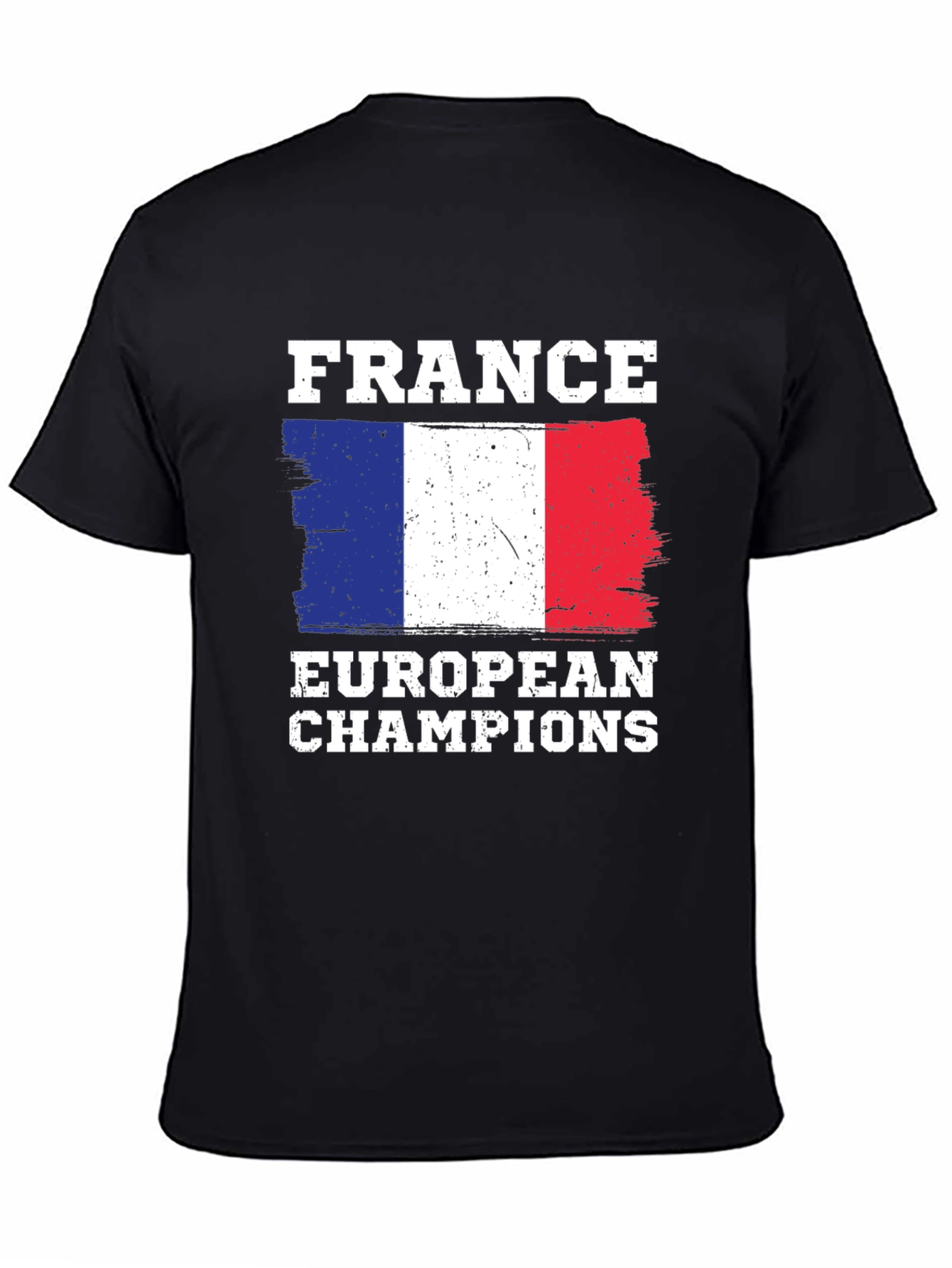 France European Champions T-Shirt - Black