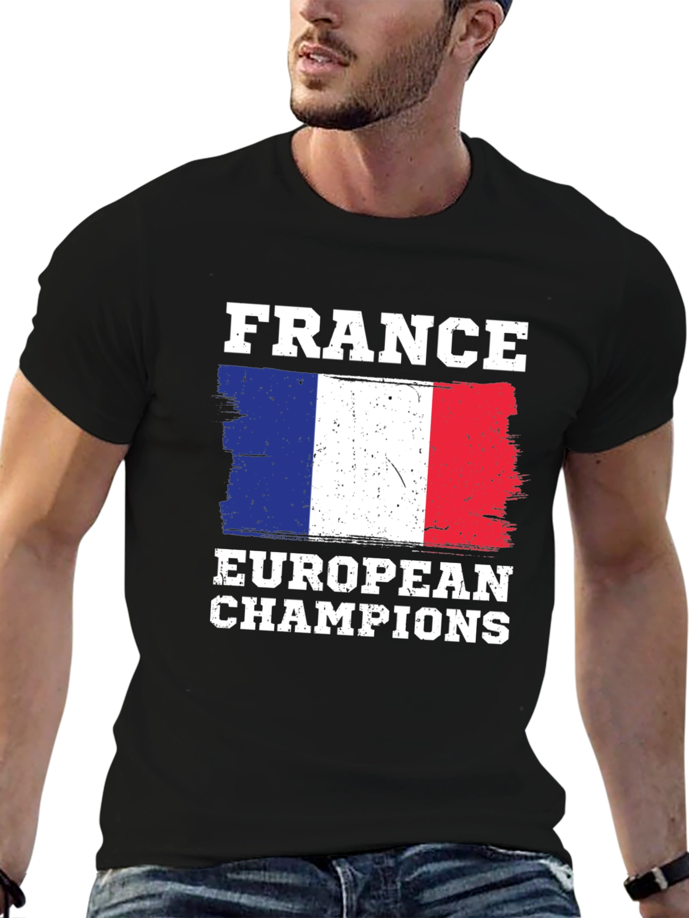 France European Champions T-Shirt - Black