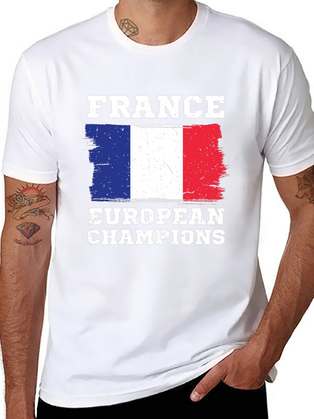 France European Champions T-Shirt - Black