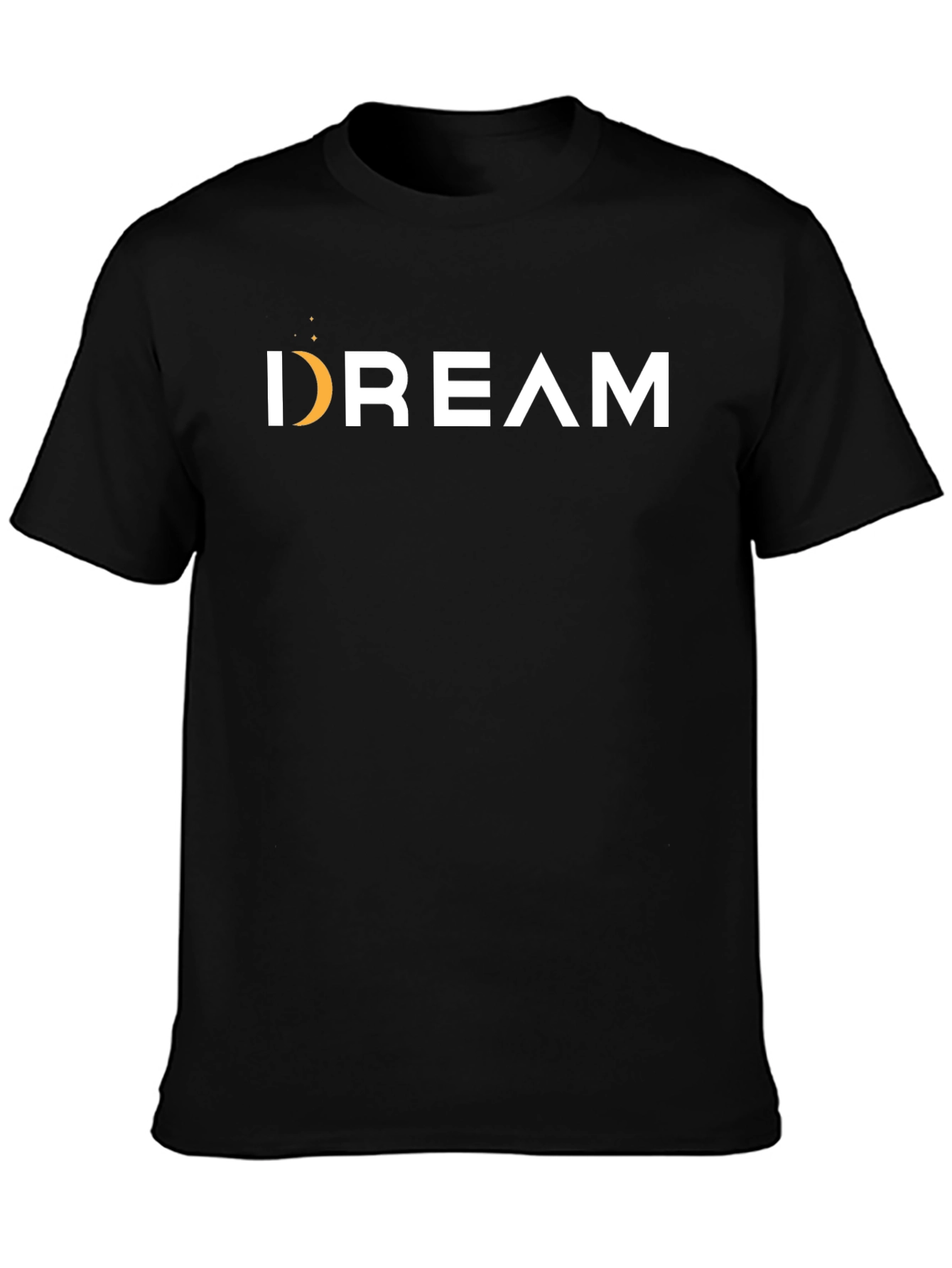 Dream Graphic Tee - Stylish Black T-Shirt for Men