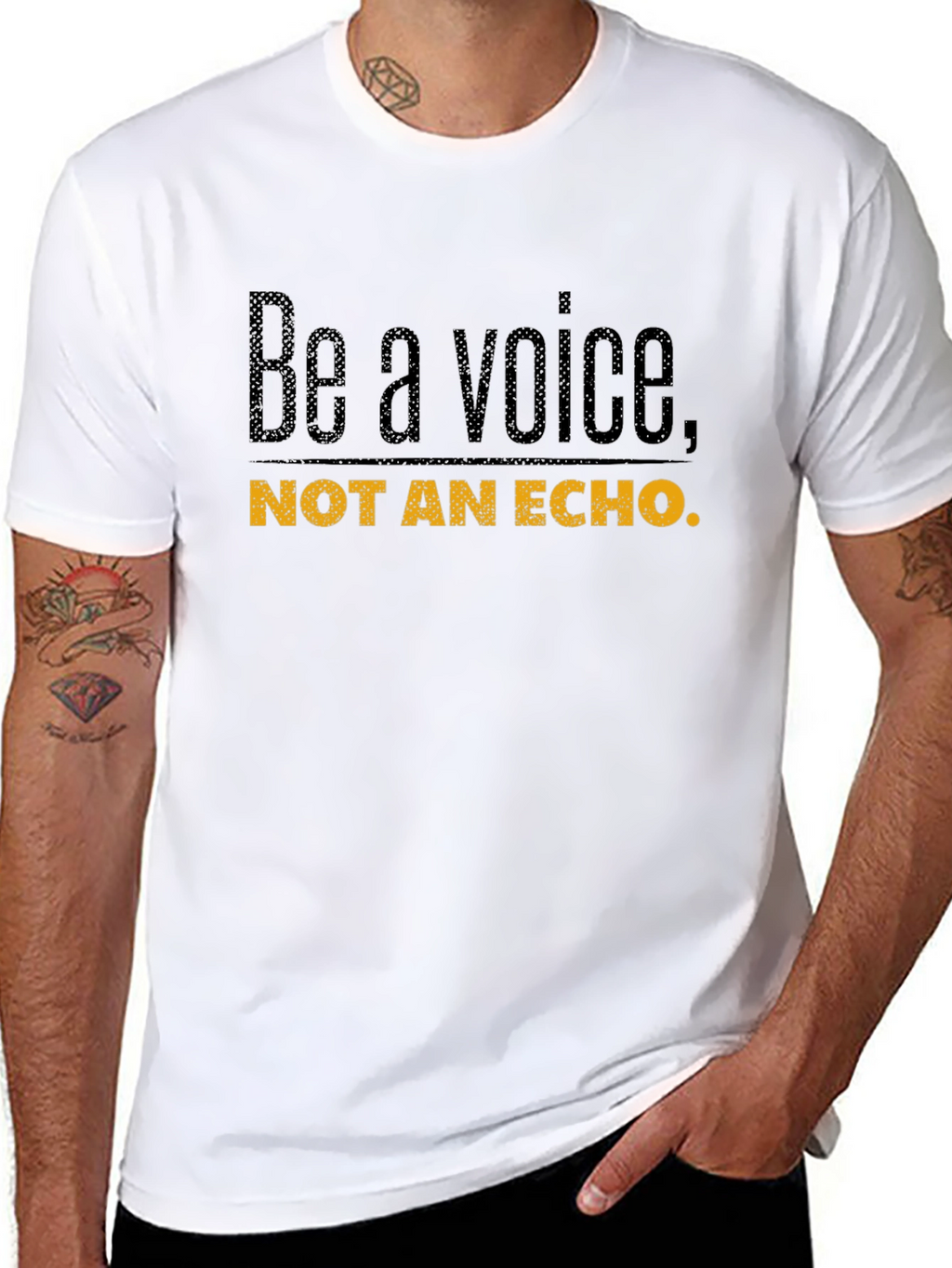 Be A Voice Tee - Motivational Graphic T-Shirt