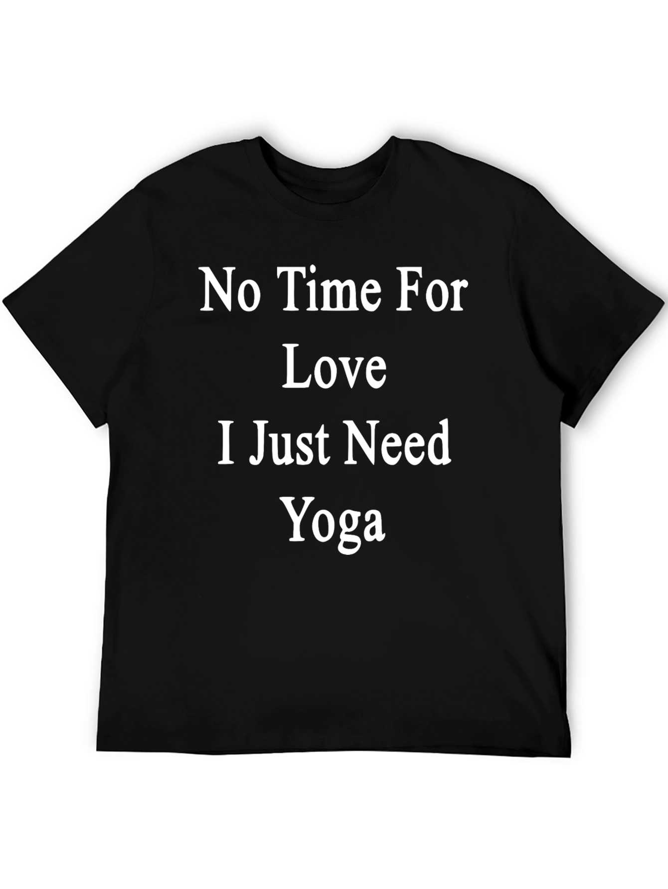 Yoga Lover Graphic Tee - No Time For Love!