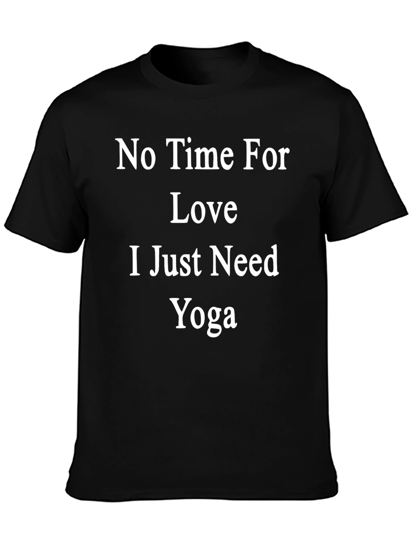 Yoga Lover Graphic Tee - No Time For Love!