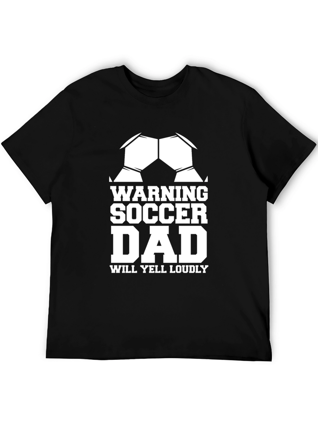 Warning Soccer Dad Graphic T-Shirt