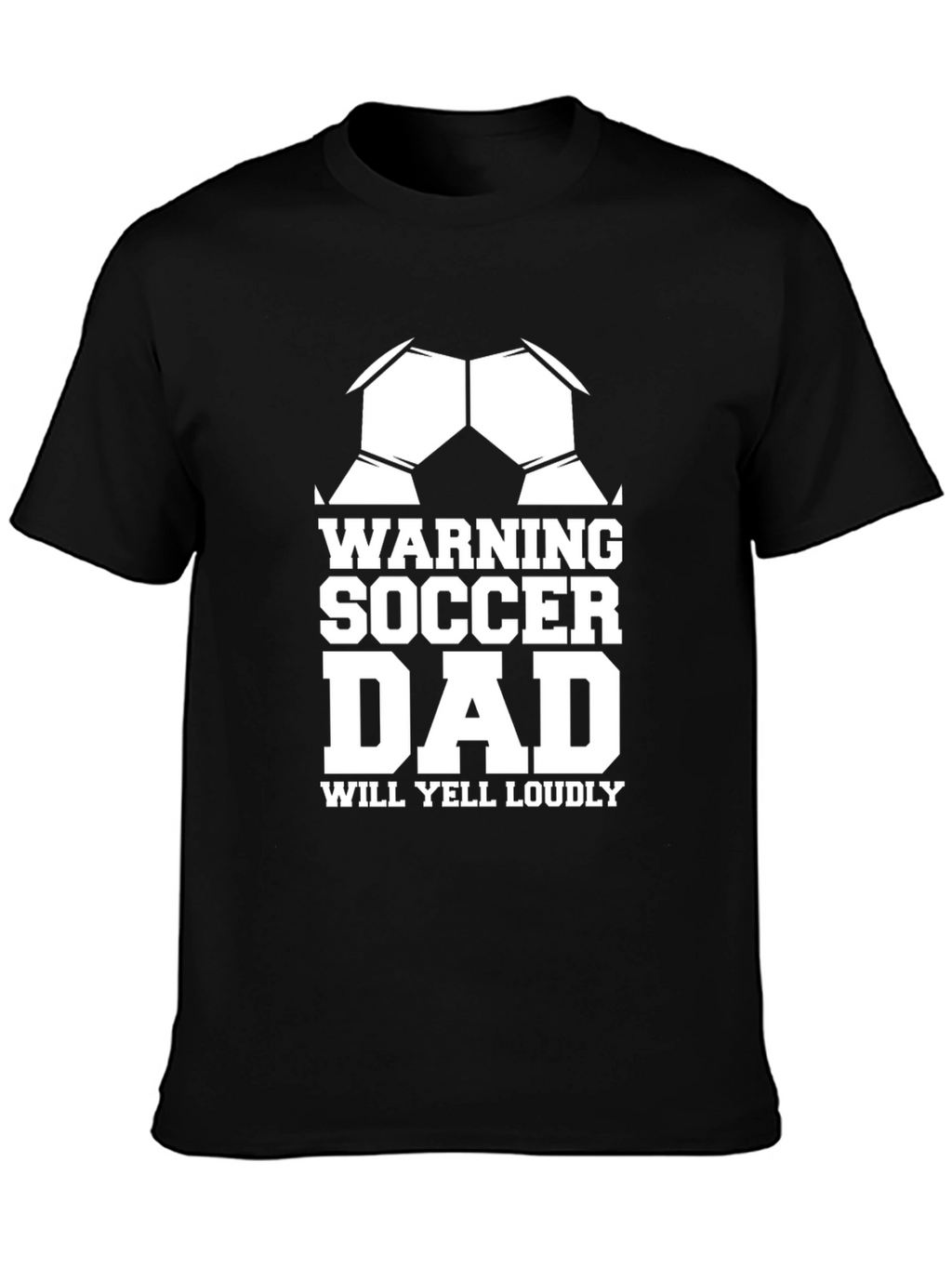 Warning Soccer Dad Graphic T-Shirt