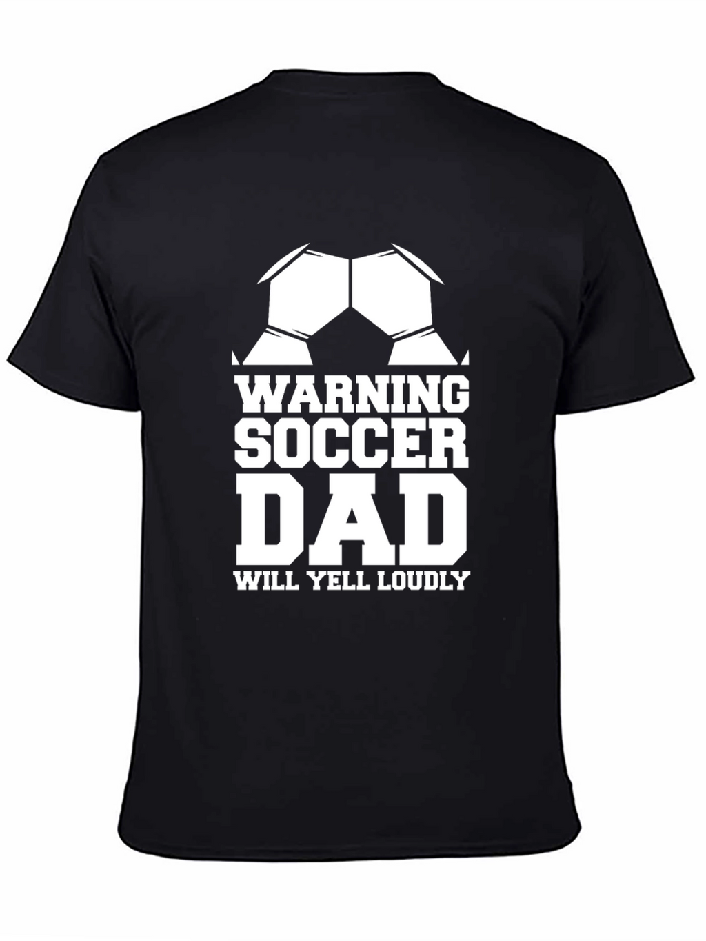 Warning Soccer Dad Graphic T-Shirt