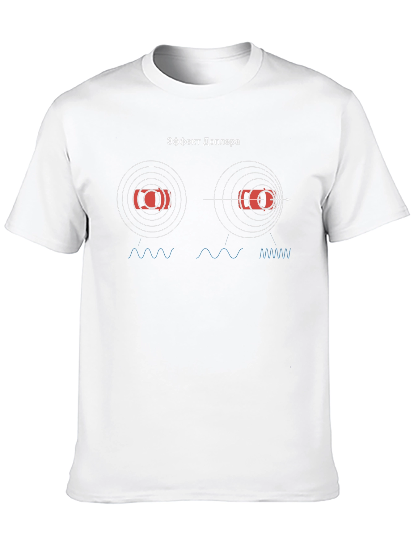 Doppler Effect Physics Graphic T-Shirt