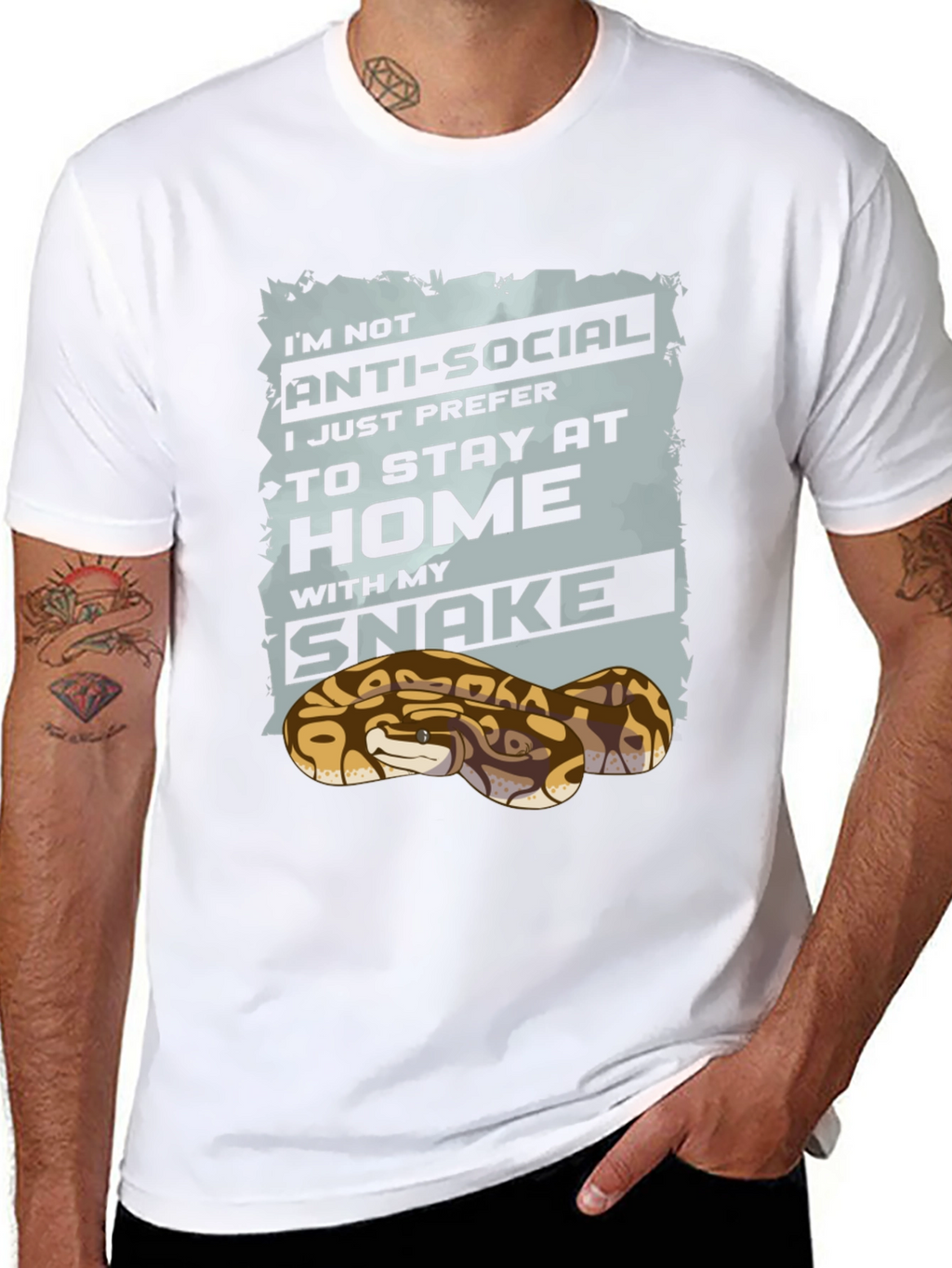 Anti-Social Snake Lover T-Shirt