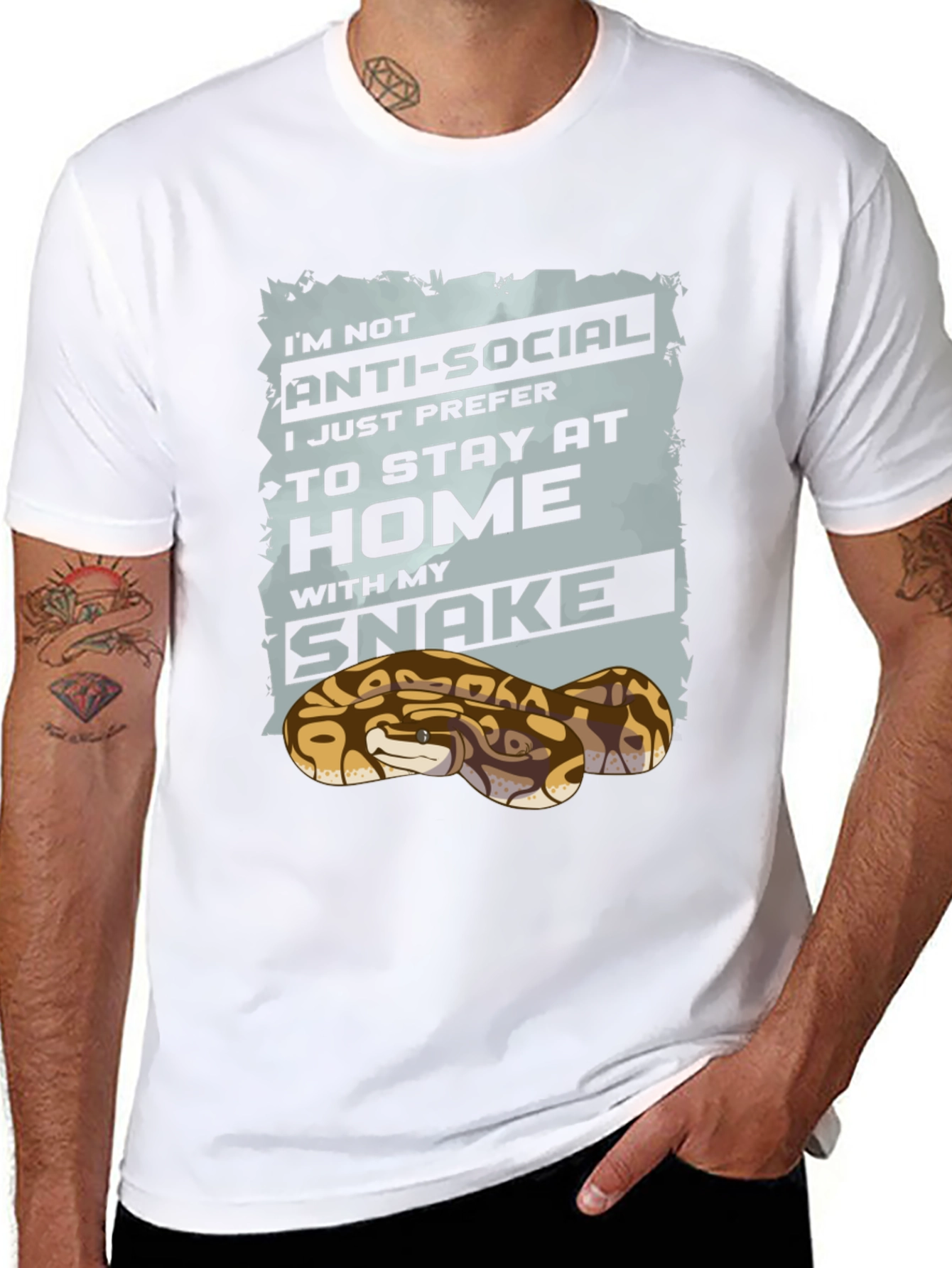 Anti-Social Snake Lover T-Shirt