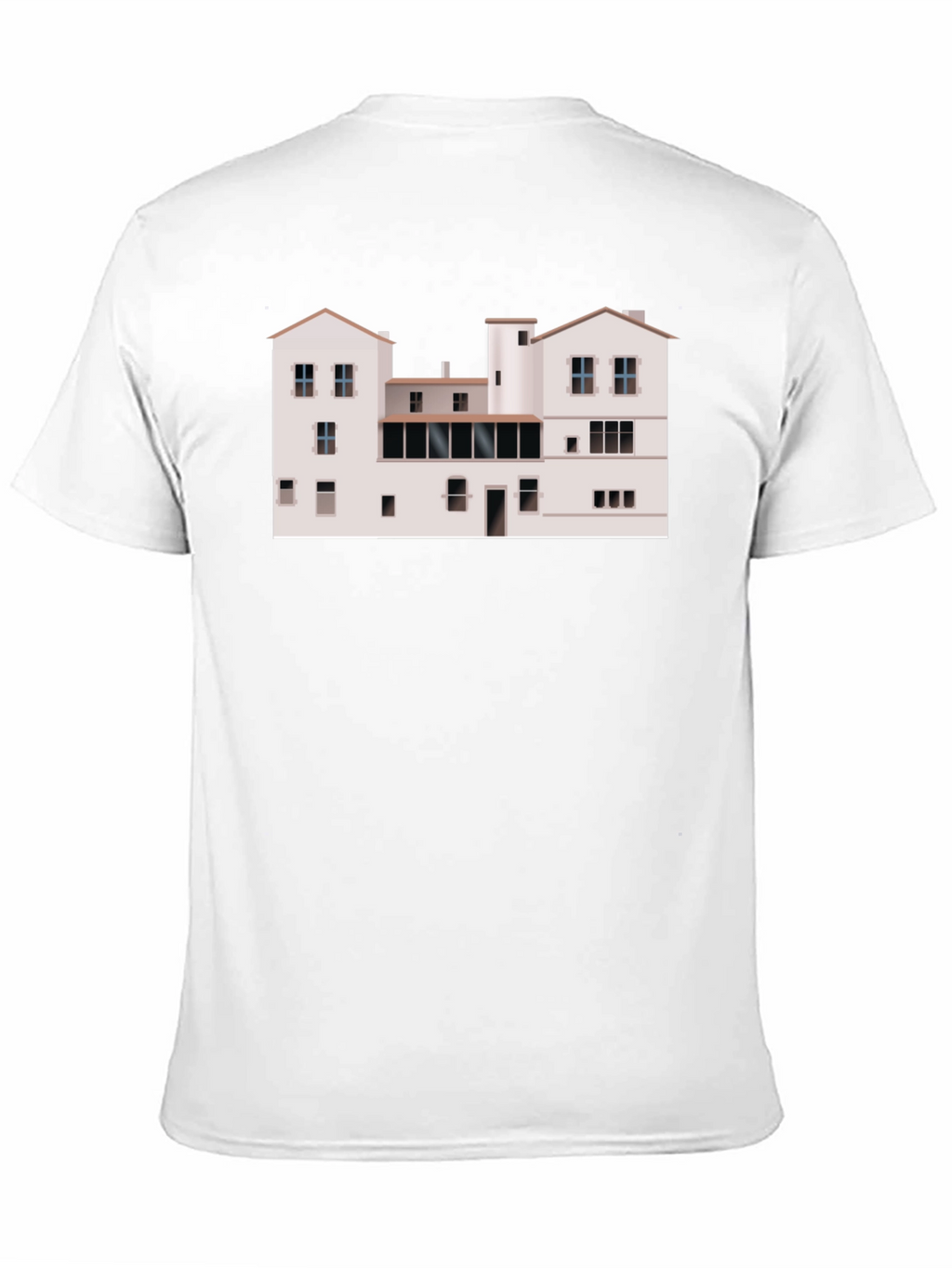 Unique Architecture Building T-Shirt - Black