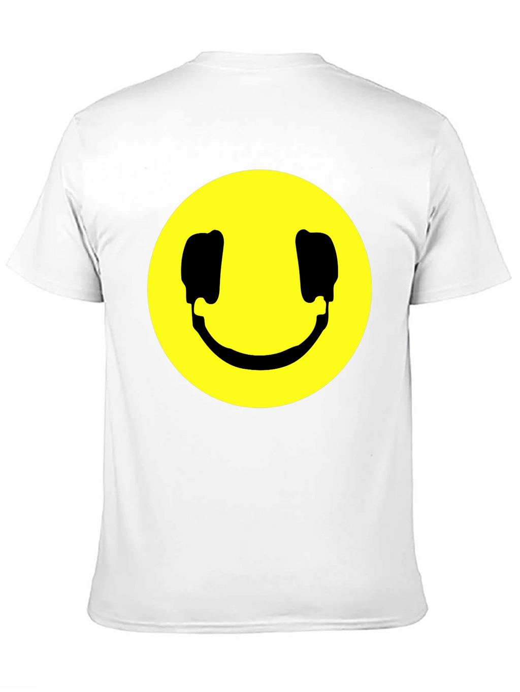 Smiley Face Graphic Black T-Shirt
