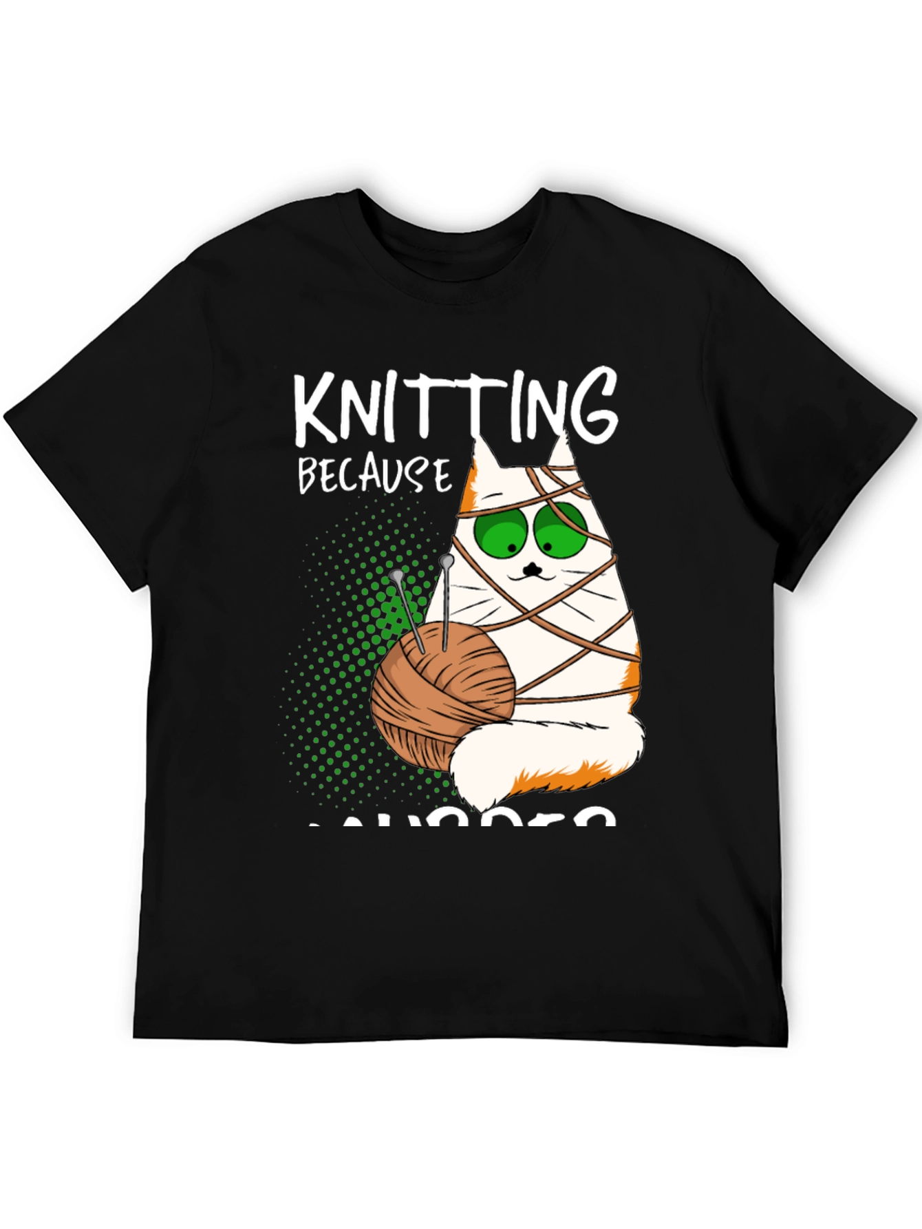 Knitting Cat T-Shirt