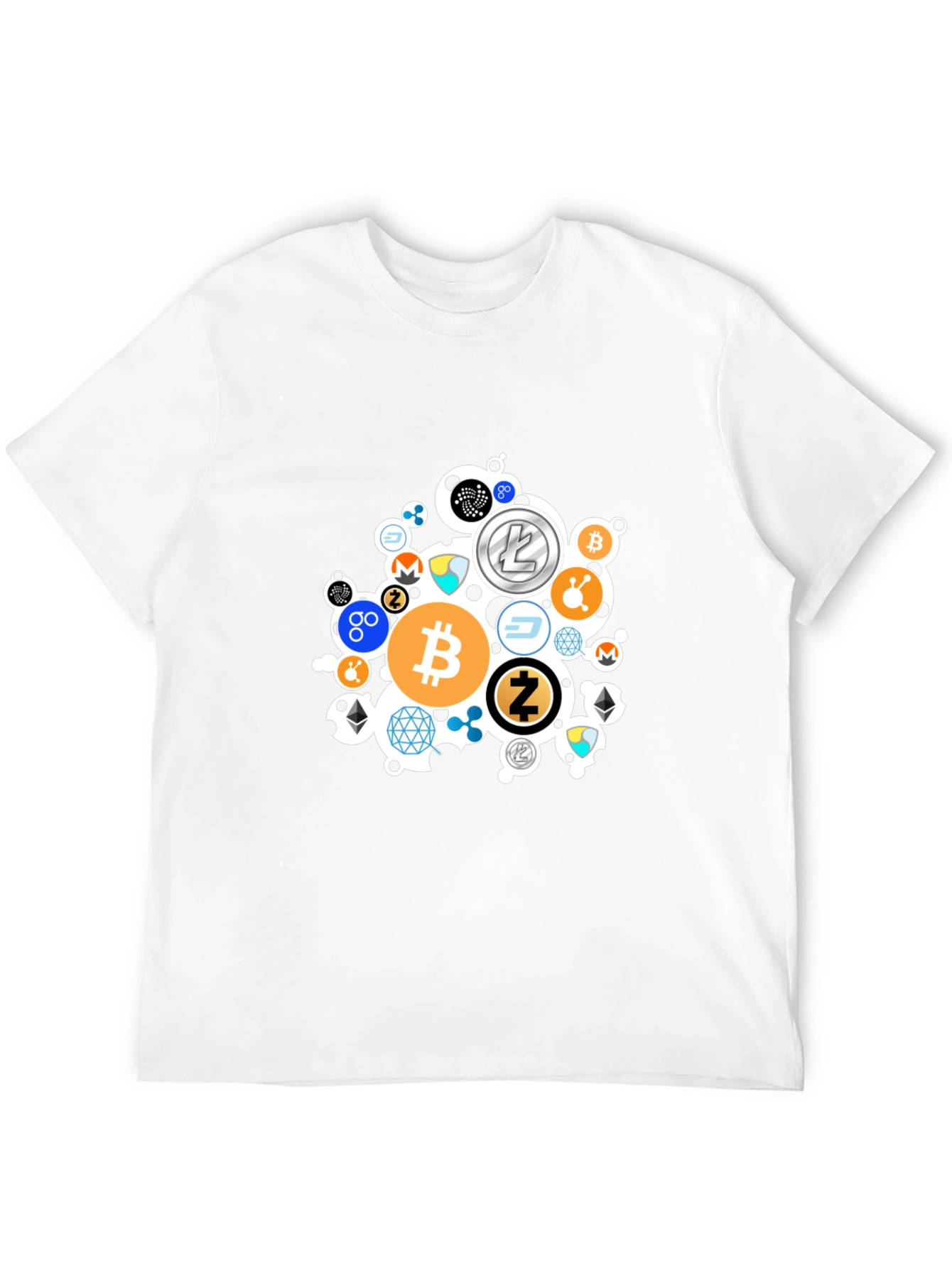 Crypto T-Shirt: Bitcoin & Altcoin Design
