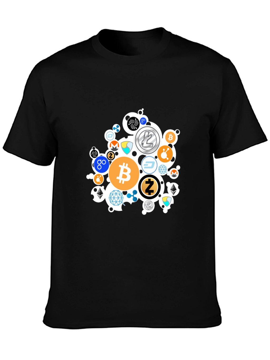 Crypto T-Shirt: Bitcoin & Altcoin Design