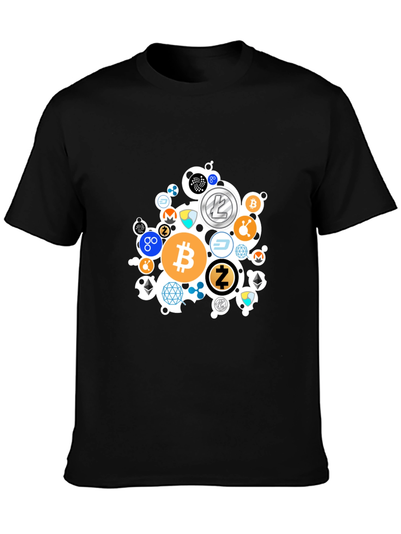 Crypto T-Shirt: Bitcoin & Altcoin Design