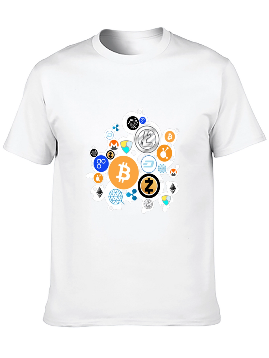 Crypto T-Shirt: Bitcoin & Altcoin Design