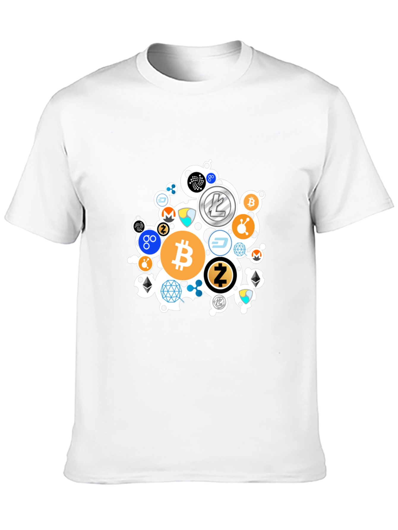 Crypto T-Shirt: Bitcoin & Altcoin Design