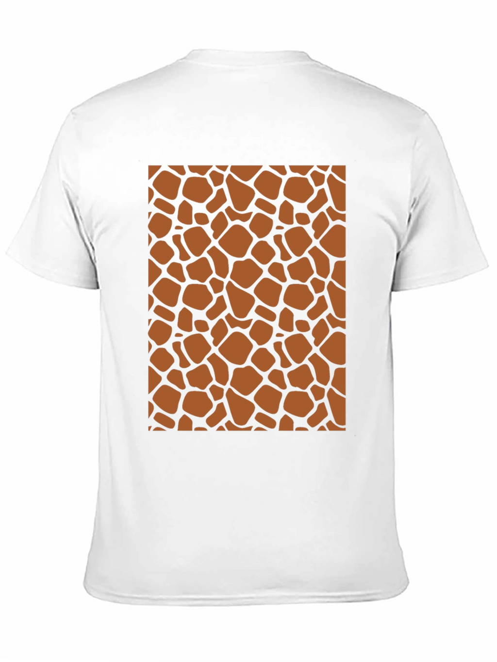 Giraffe Print Tee - Stylish Animal Pattern T-Shirt