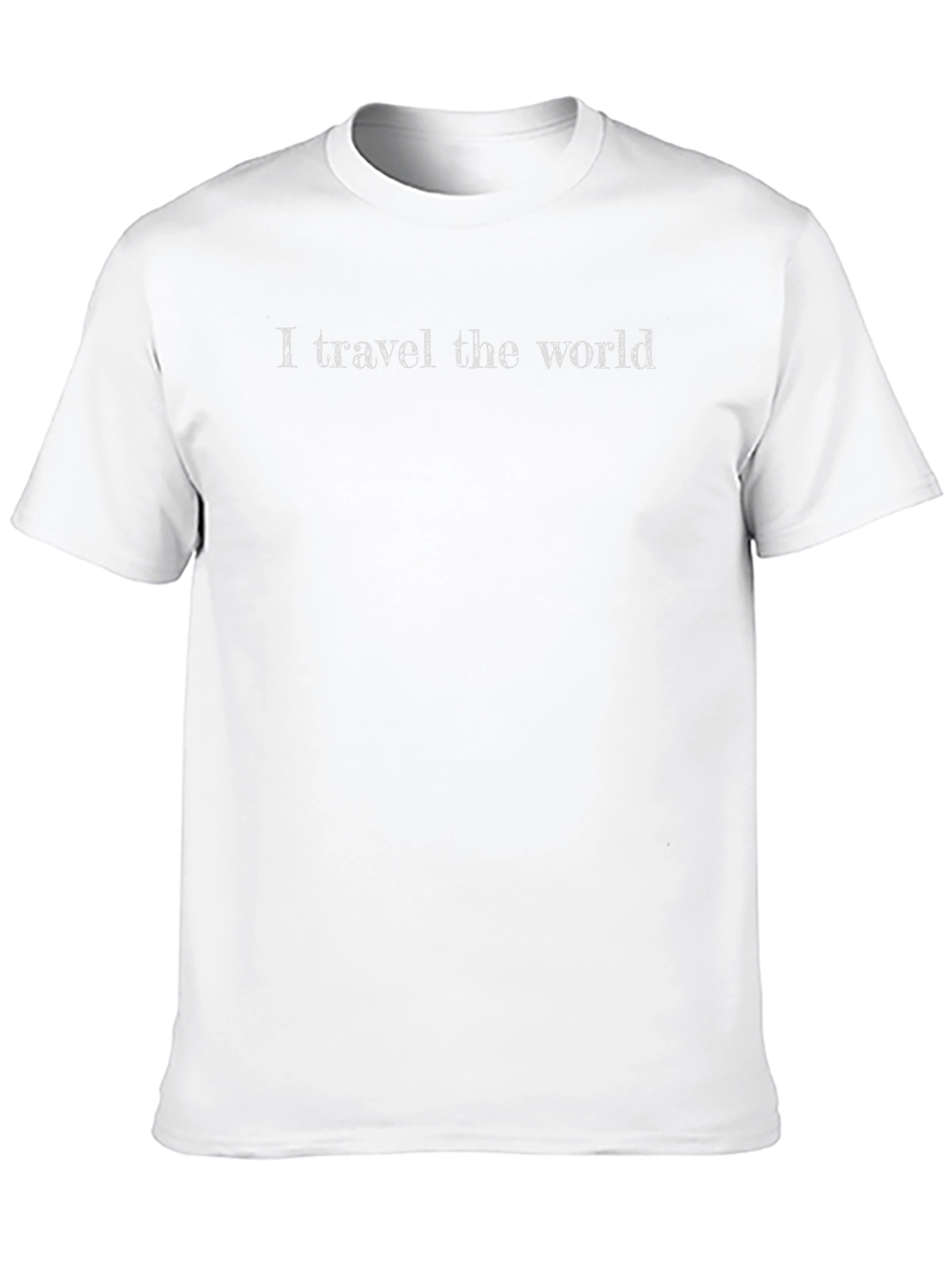 I Travel the World Black Graphic Tee