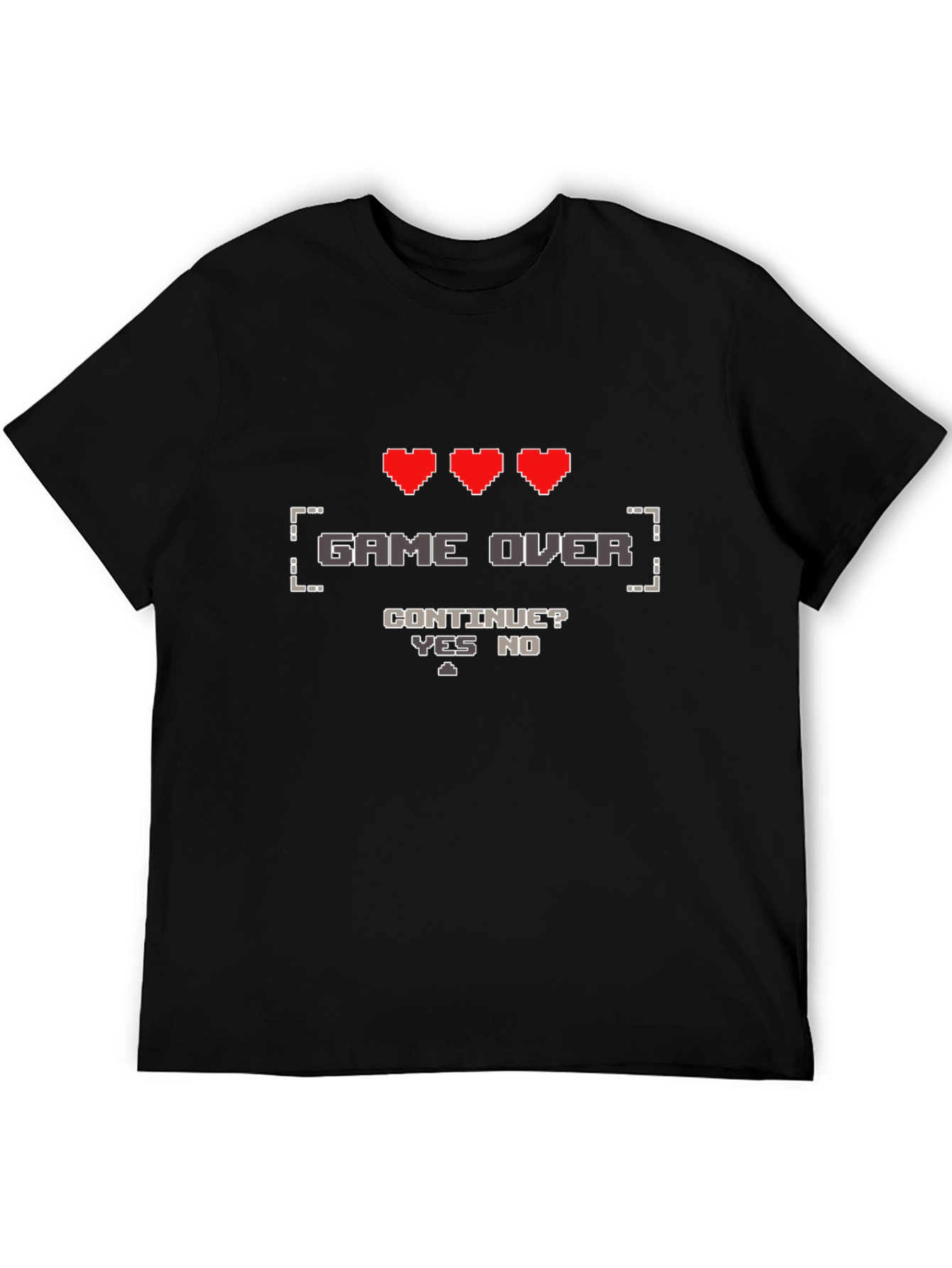 Game Over Gamer T-Shirt - Pixel Art Design
