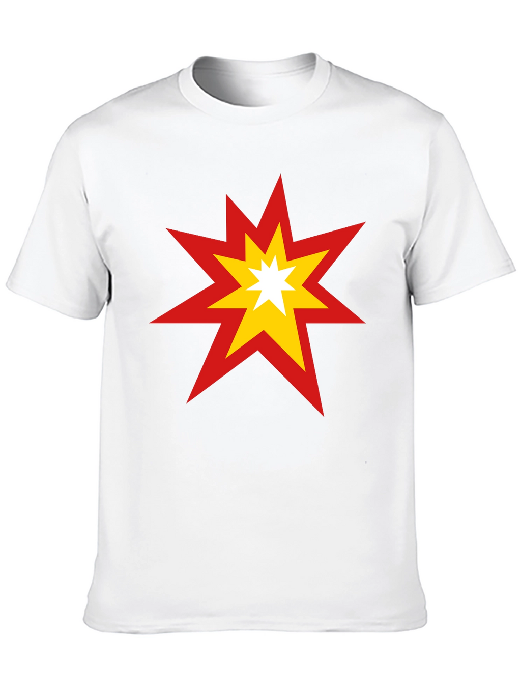 Starburst Graphic Tee - Bold Cotton T-Shirt