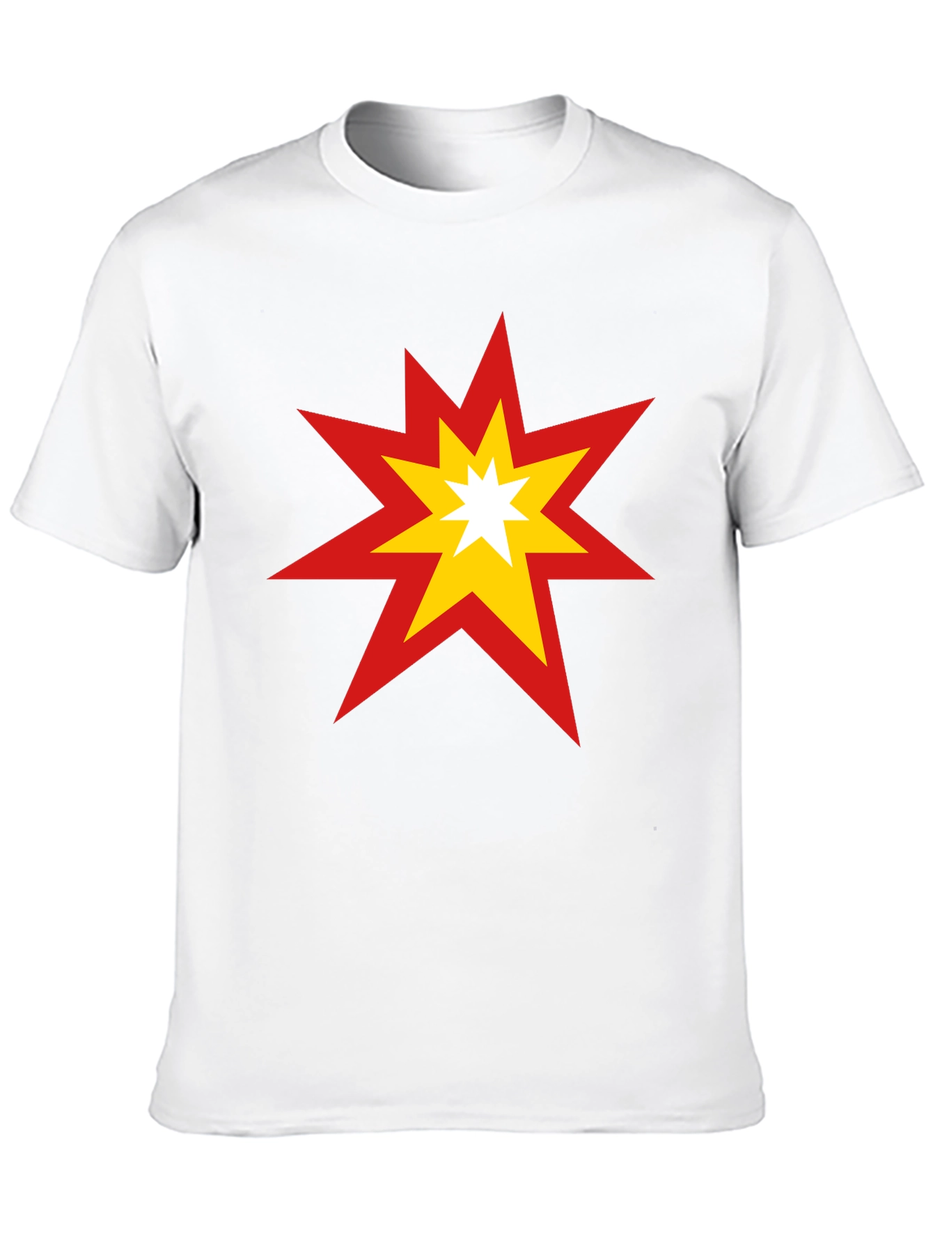 Starburst Graphic Tee - Bold Cotton T-Shirt