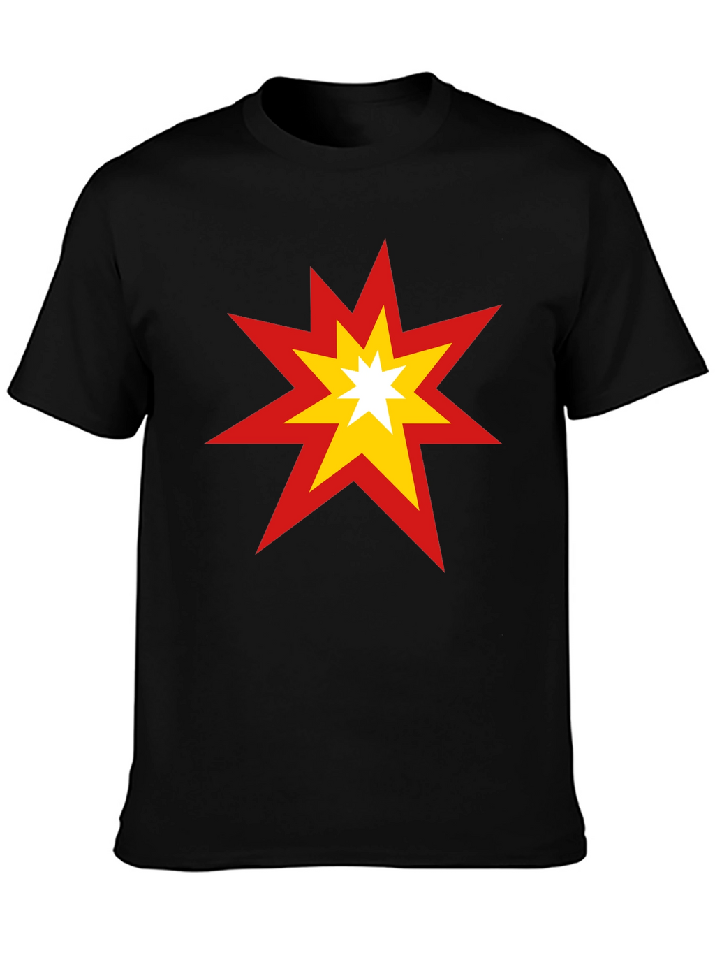 Starburst Graphic Tee - Bold Cotton T-Shirt