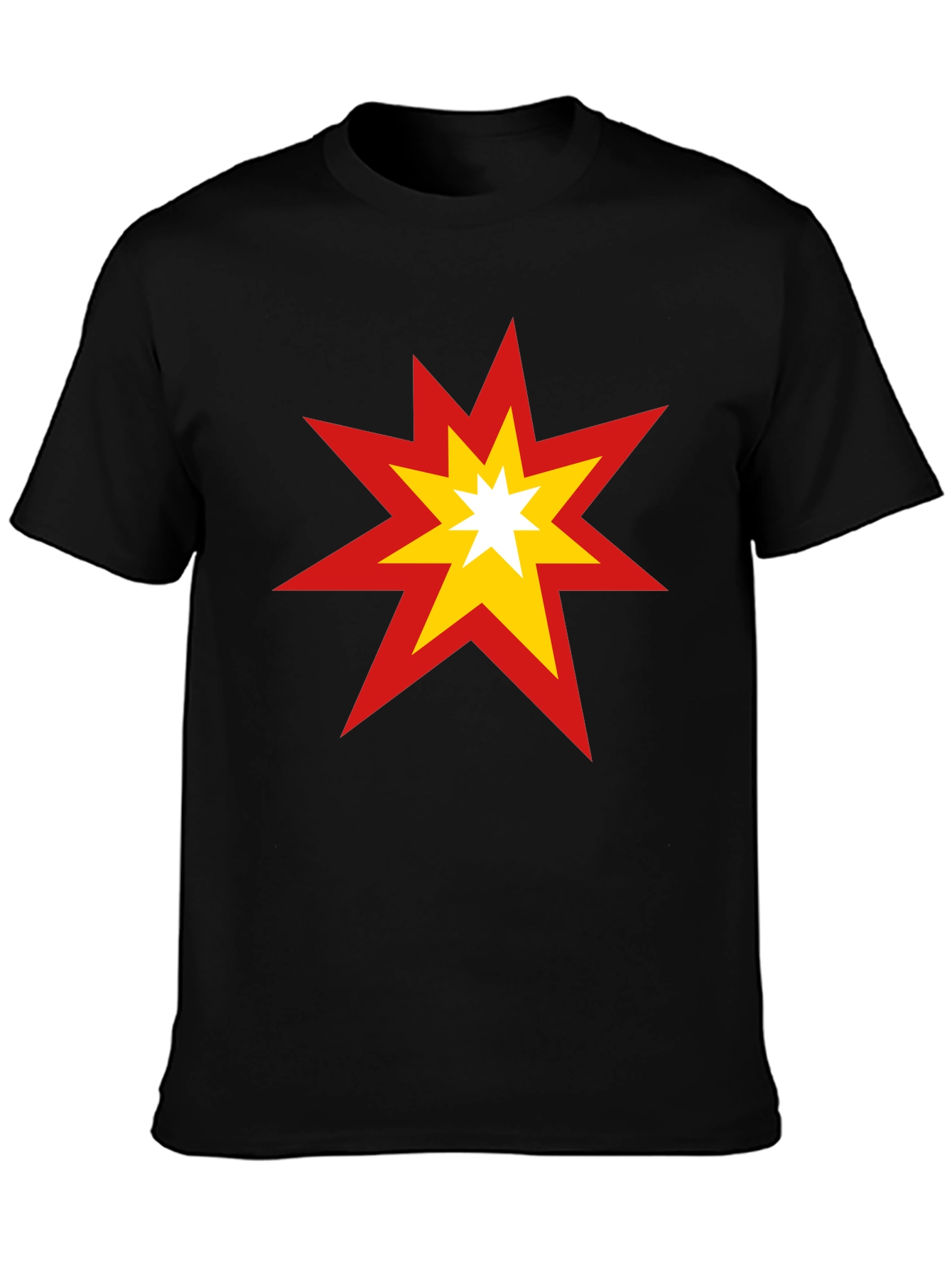 Starburst Graphic Tee - Bold Cotton T-Shirt