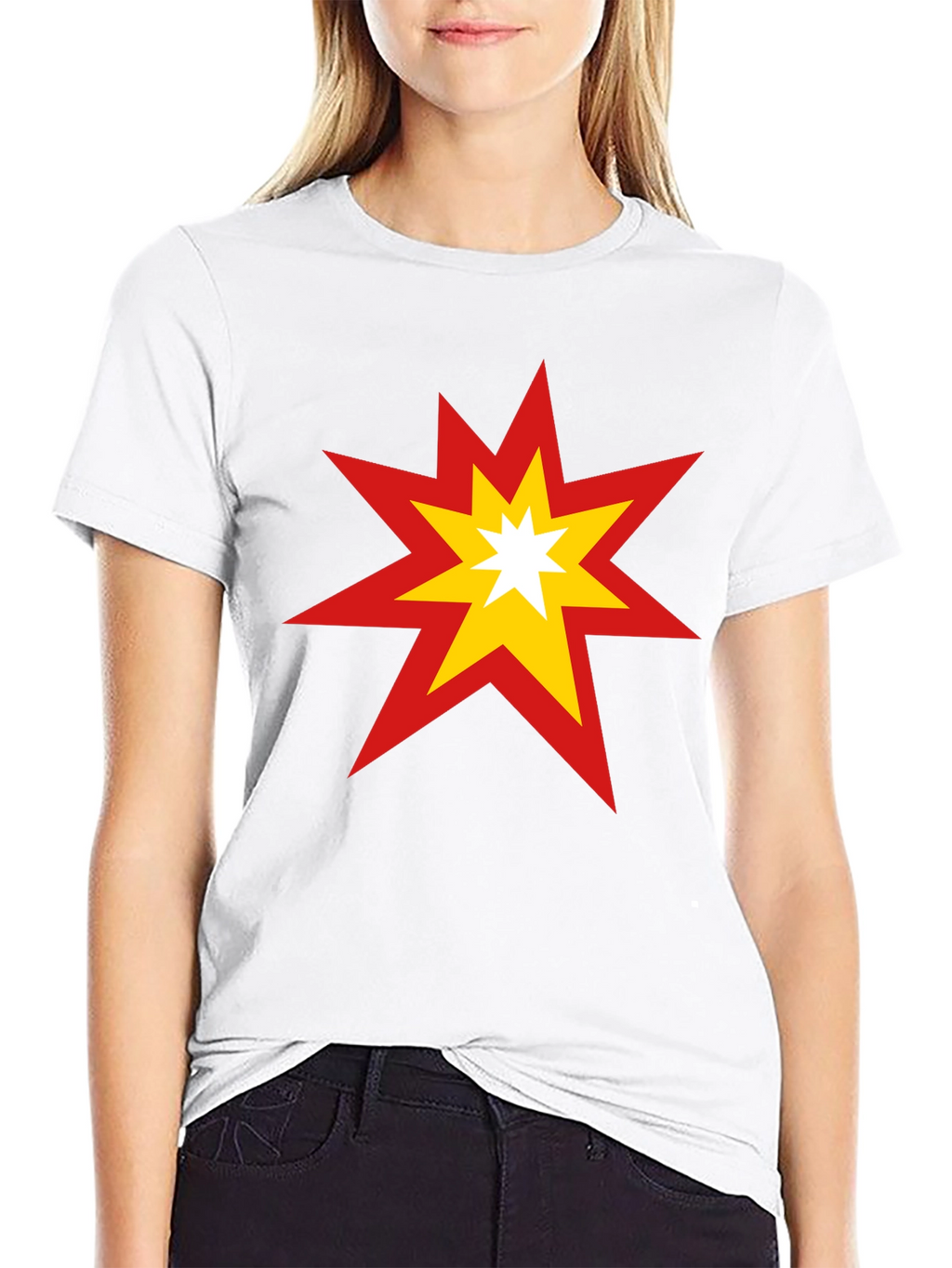 Starburst Graphic Tee - Bold Cotton T-Shirt