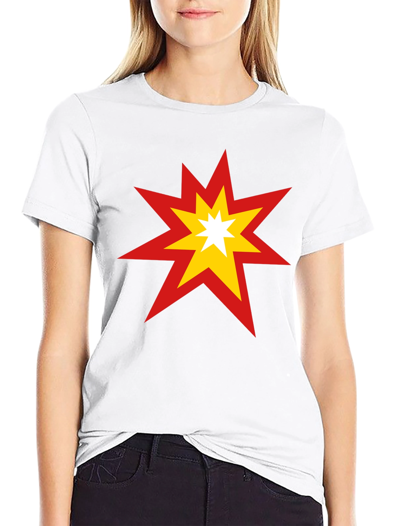 Starburst Graphic Tee - Bold Cotton T-Shirt