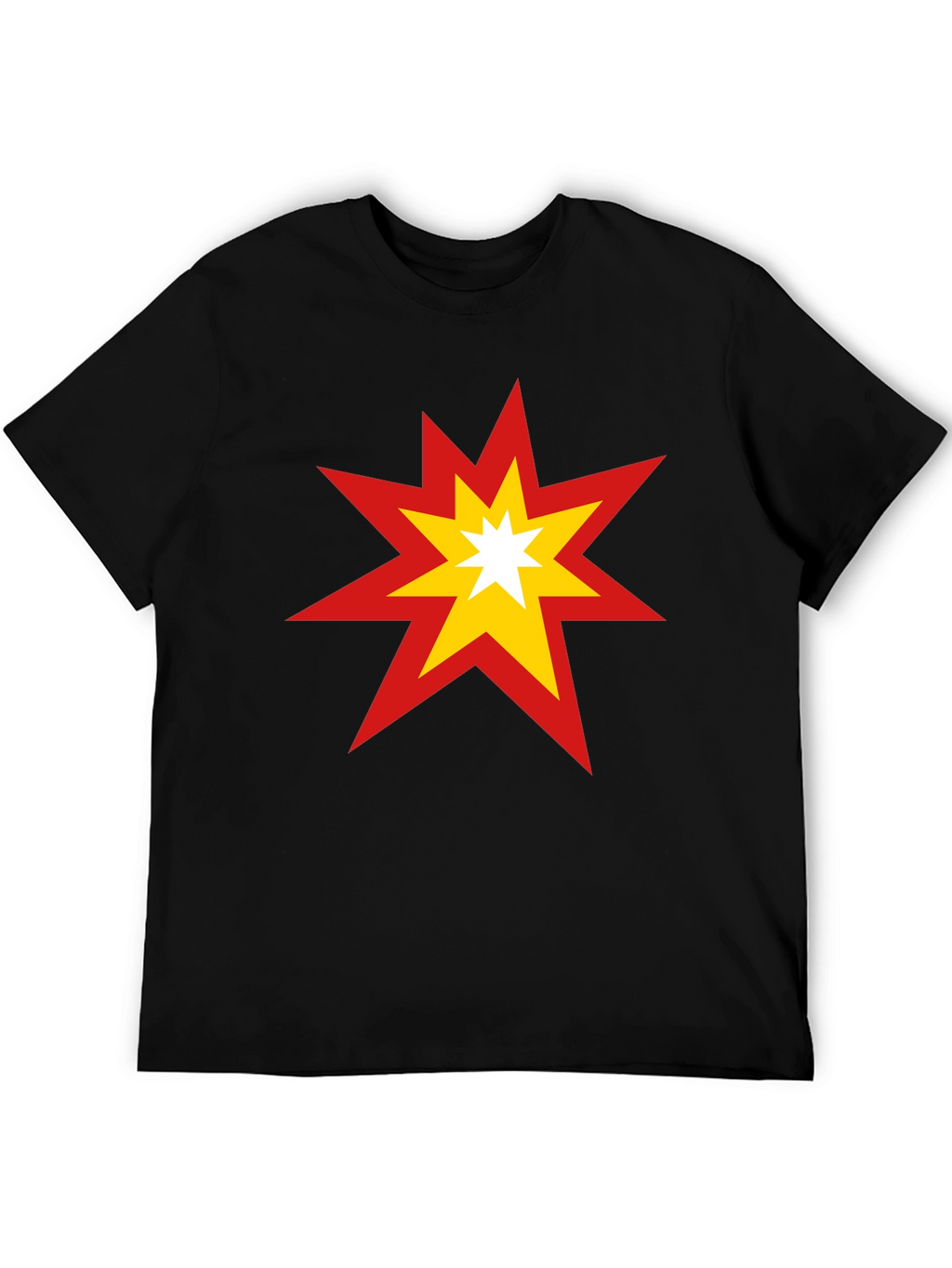 Starburst Graphic Tee - Bold Cotton T-Shirt