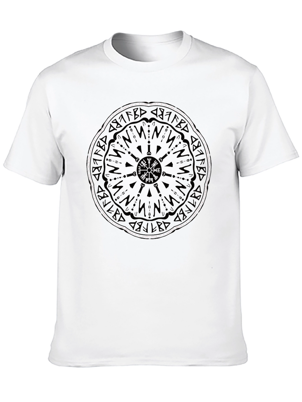 Vegvisir Compass Black Graphic Tee