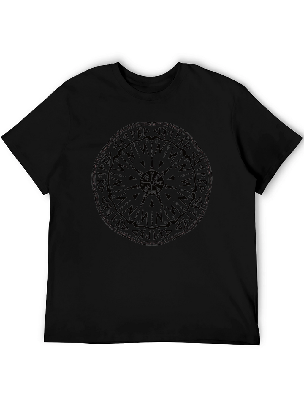 Vegvisir Compass Black Graphic Tee