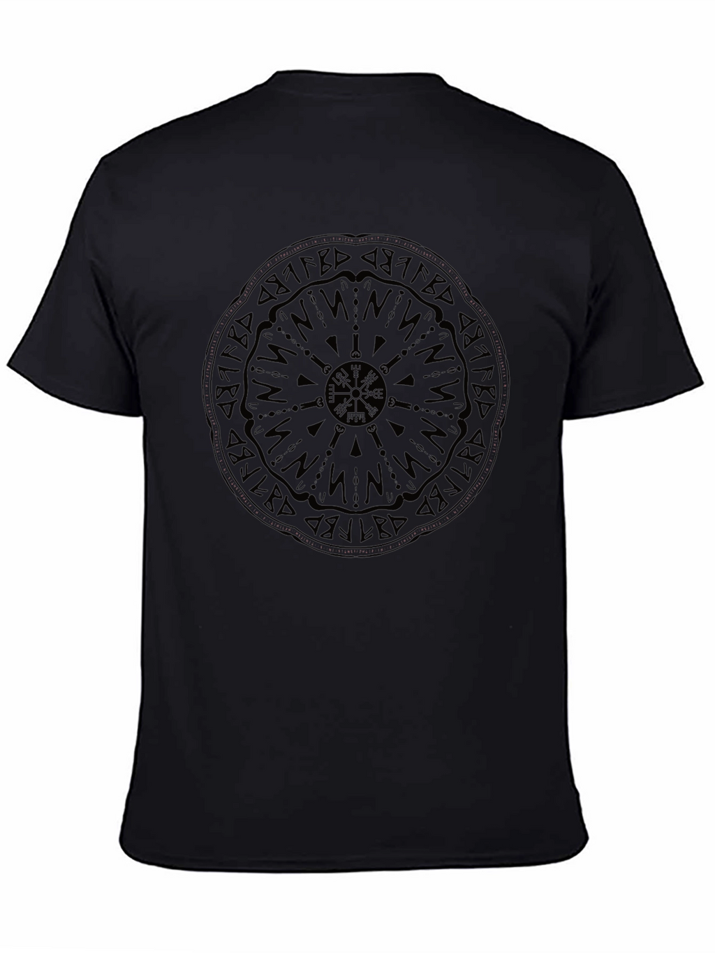 Vegvisir Compass Black Graphic Tee