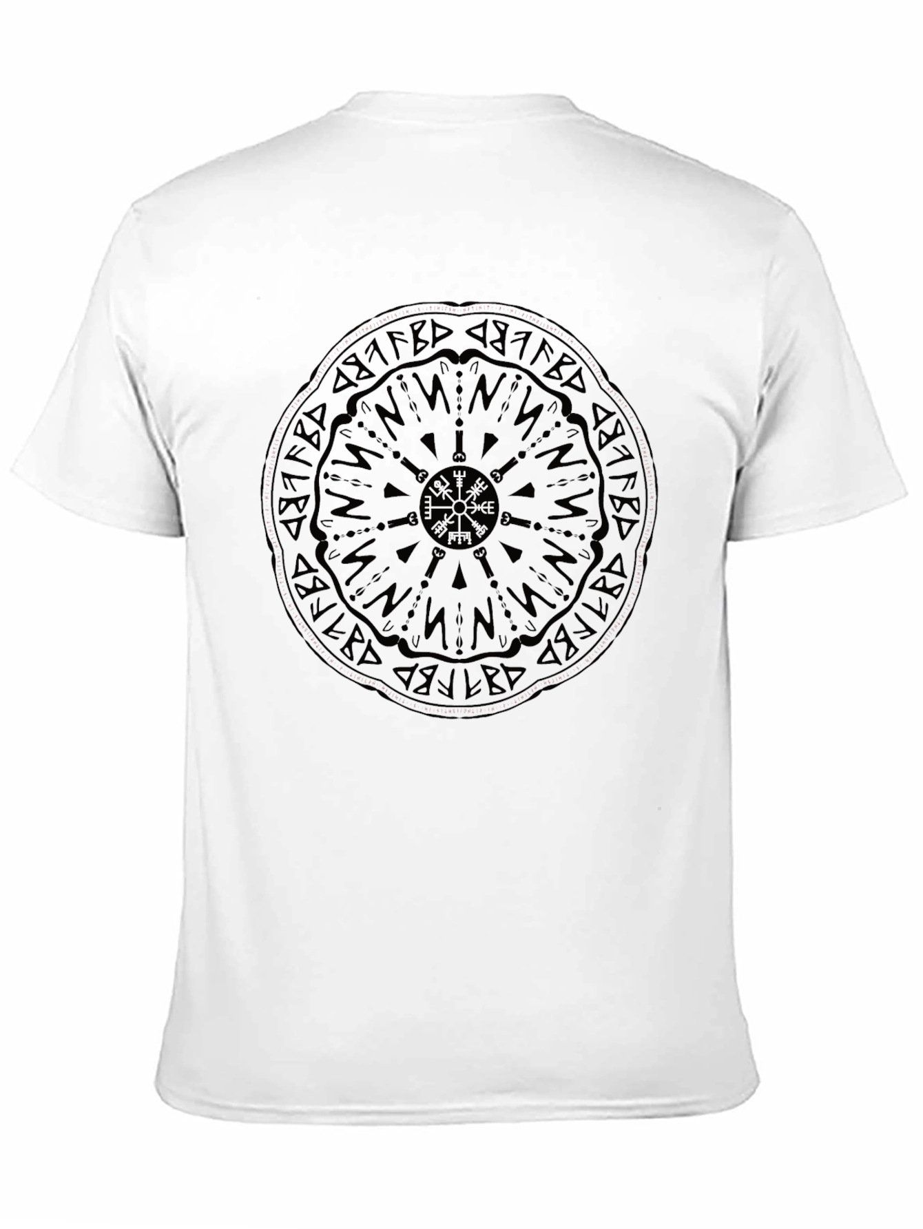 Vegvisir Compass Black Graphic Tee