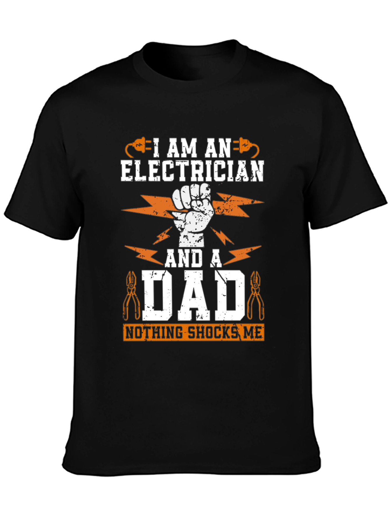 Electrician Dad T-Shirt - Nothing Shocks Me