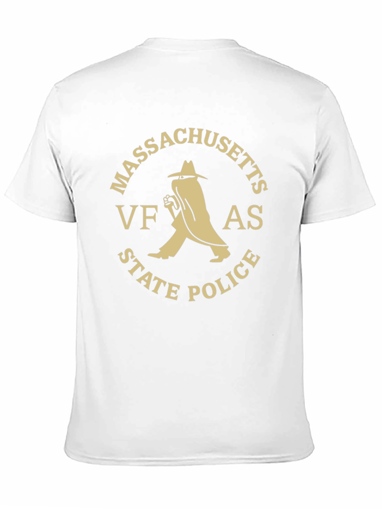 Massachusetts VFAS State Police Black T-Shirt