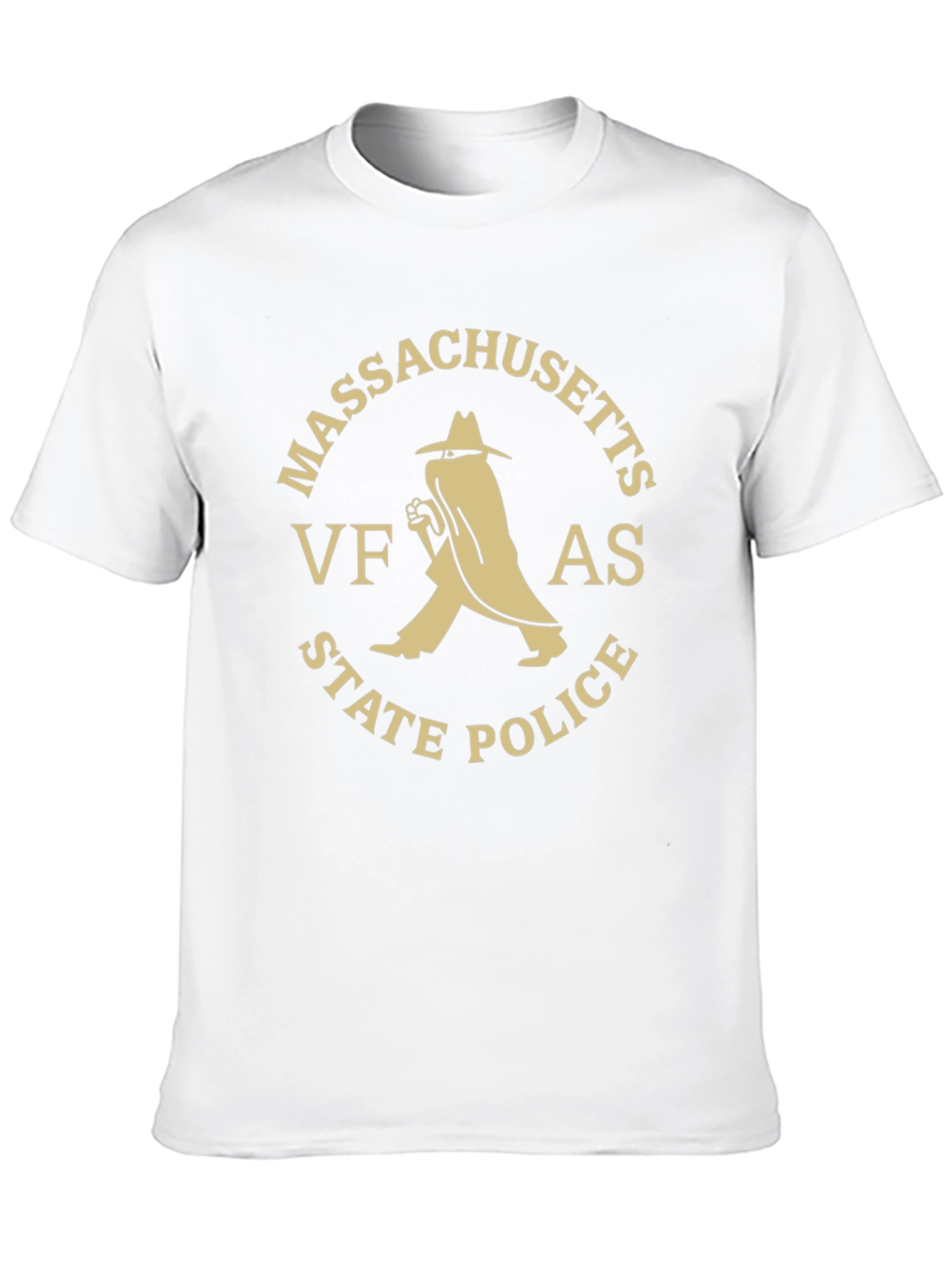 Massachusetts VFAS State Police Black T-Shirt