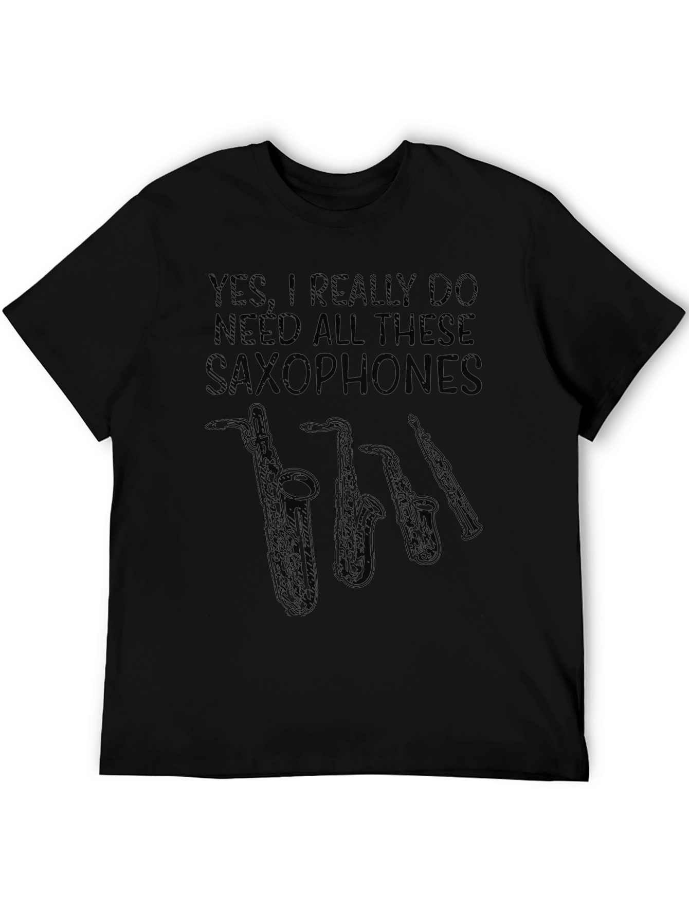 Saxophone Lover Graphic Tee - Musician T-Shirt