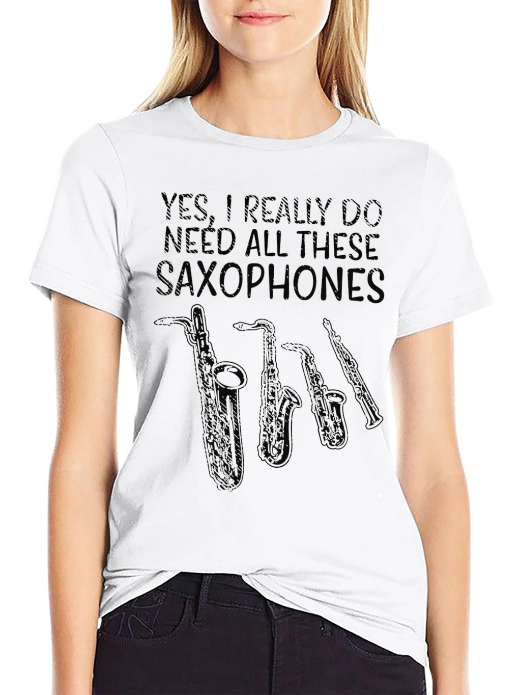 Saxophone Lover Graphic Tee - Musician T-Shirt