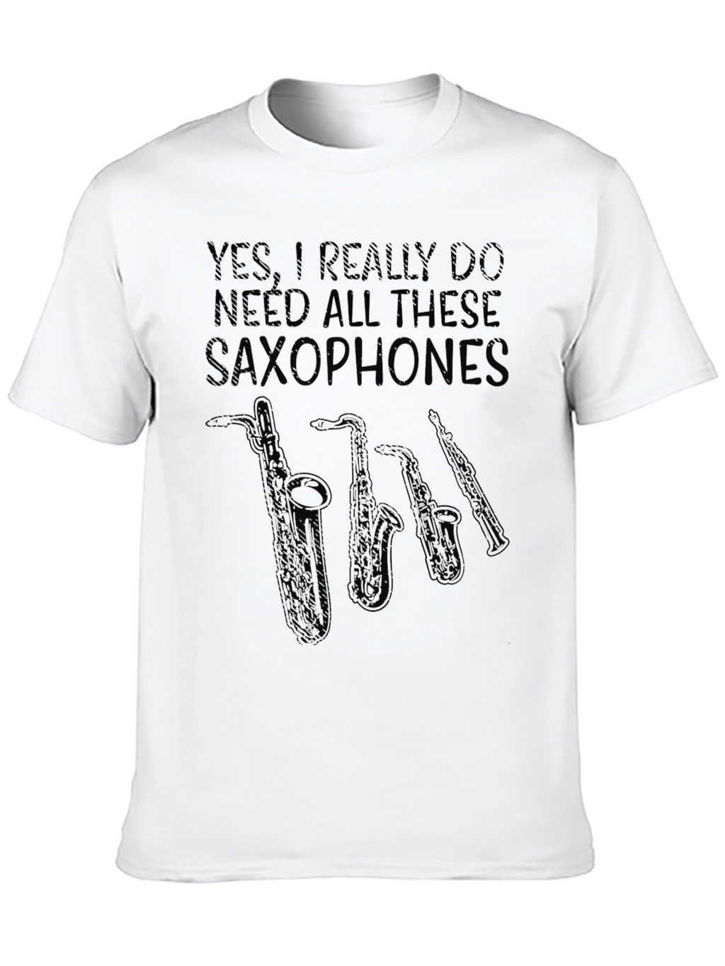 Saxophone Lover Graphic Tee - Musician T-Shirt