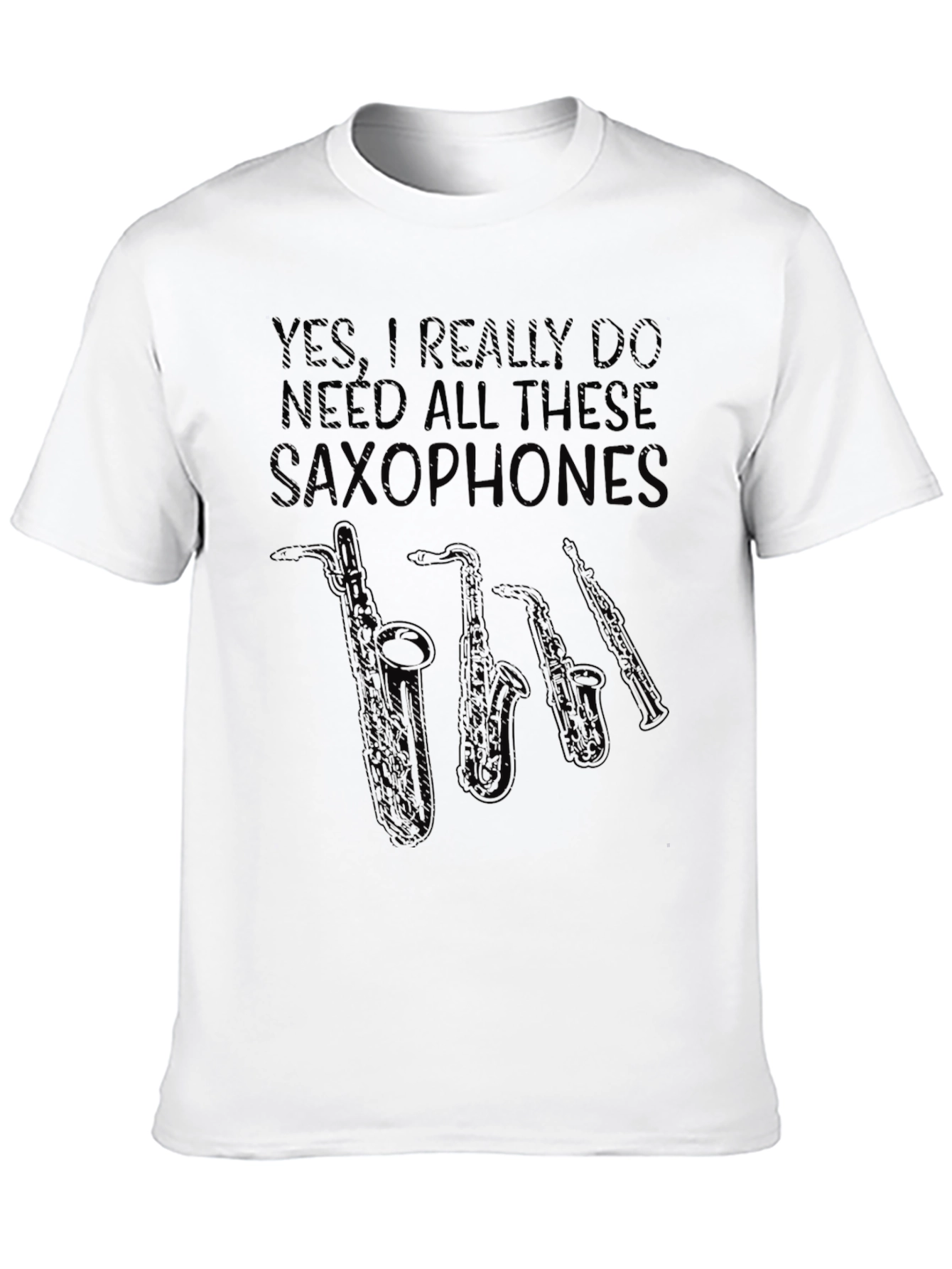 Saxophone Lover Graphic Tee - Musician T-Shirt