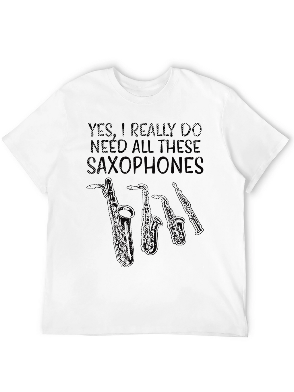 Saxophone Lover Graphic Tee - Musician T-Shirt