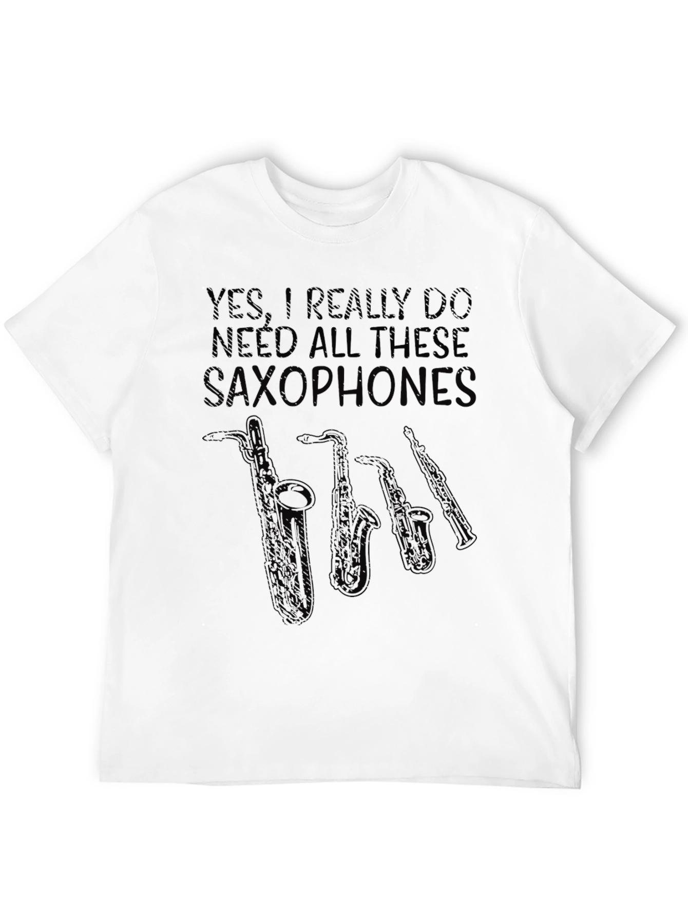 Saxophone Lover Graphic Tee - Musician T-Shirt
