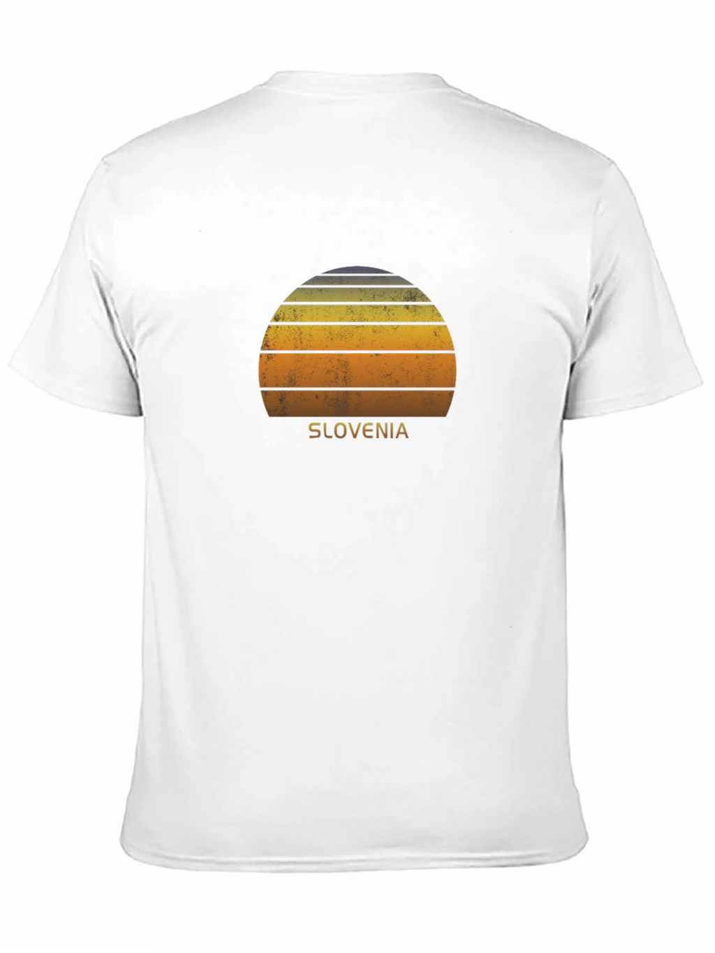 Slovenia Sunset Graphic T-Shirt - Black