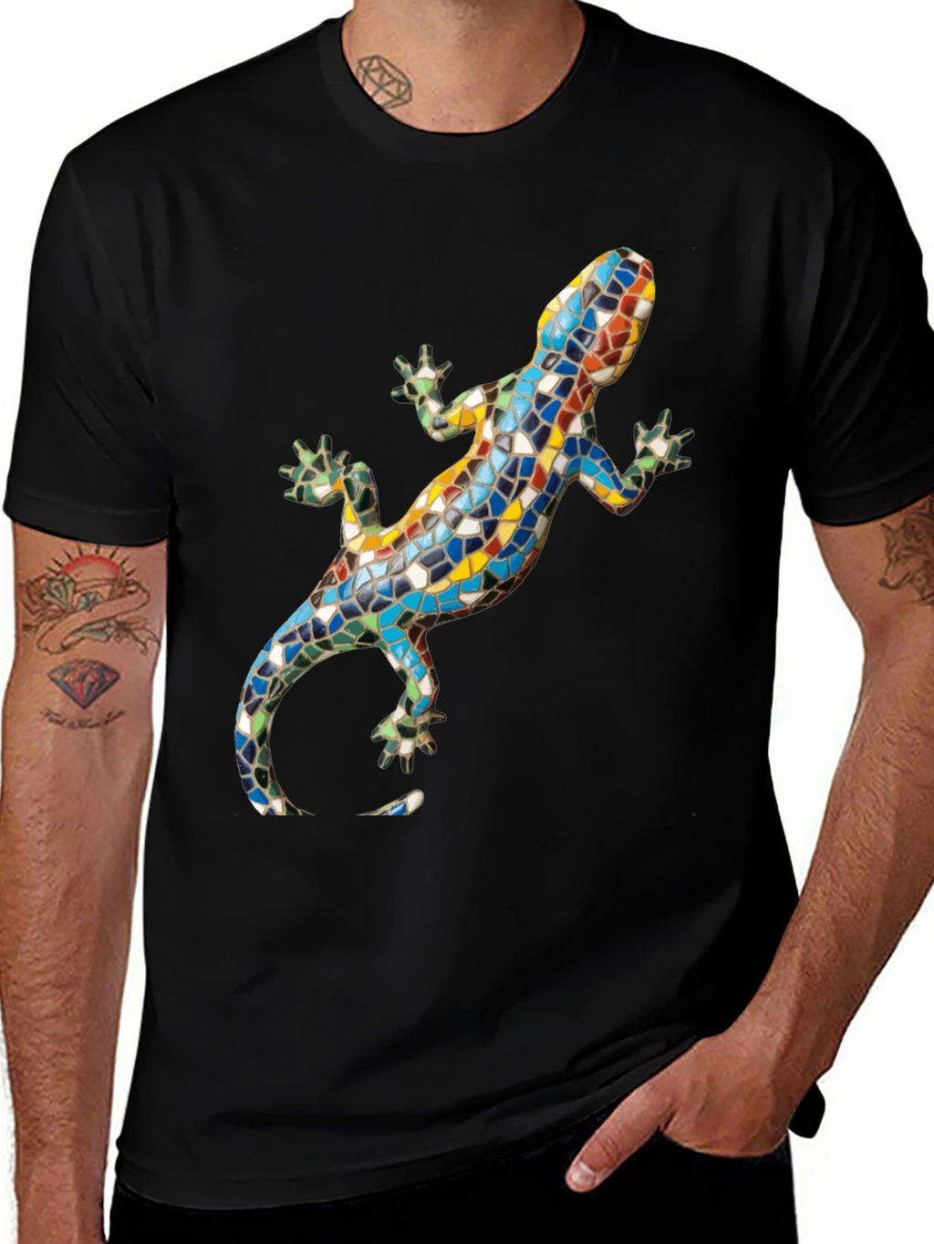 Mosaic Lizard Graphic Tee