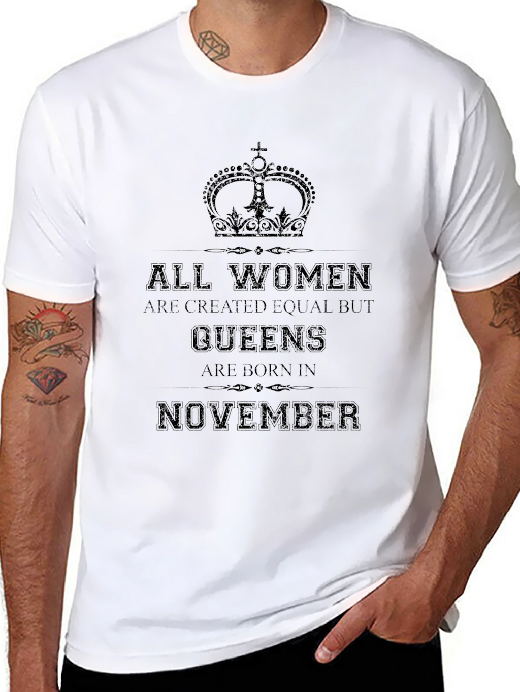 Queens are Born in November T-Shirt