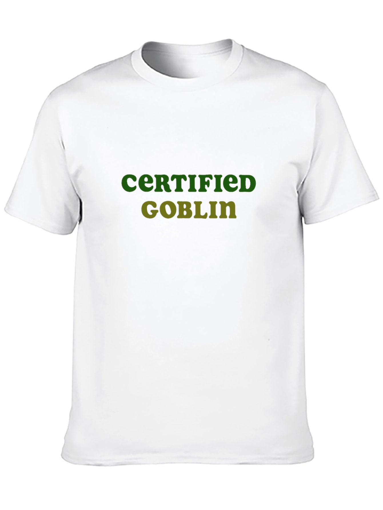 Certified Goblin T-Shirt - Funny Graphic Tee